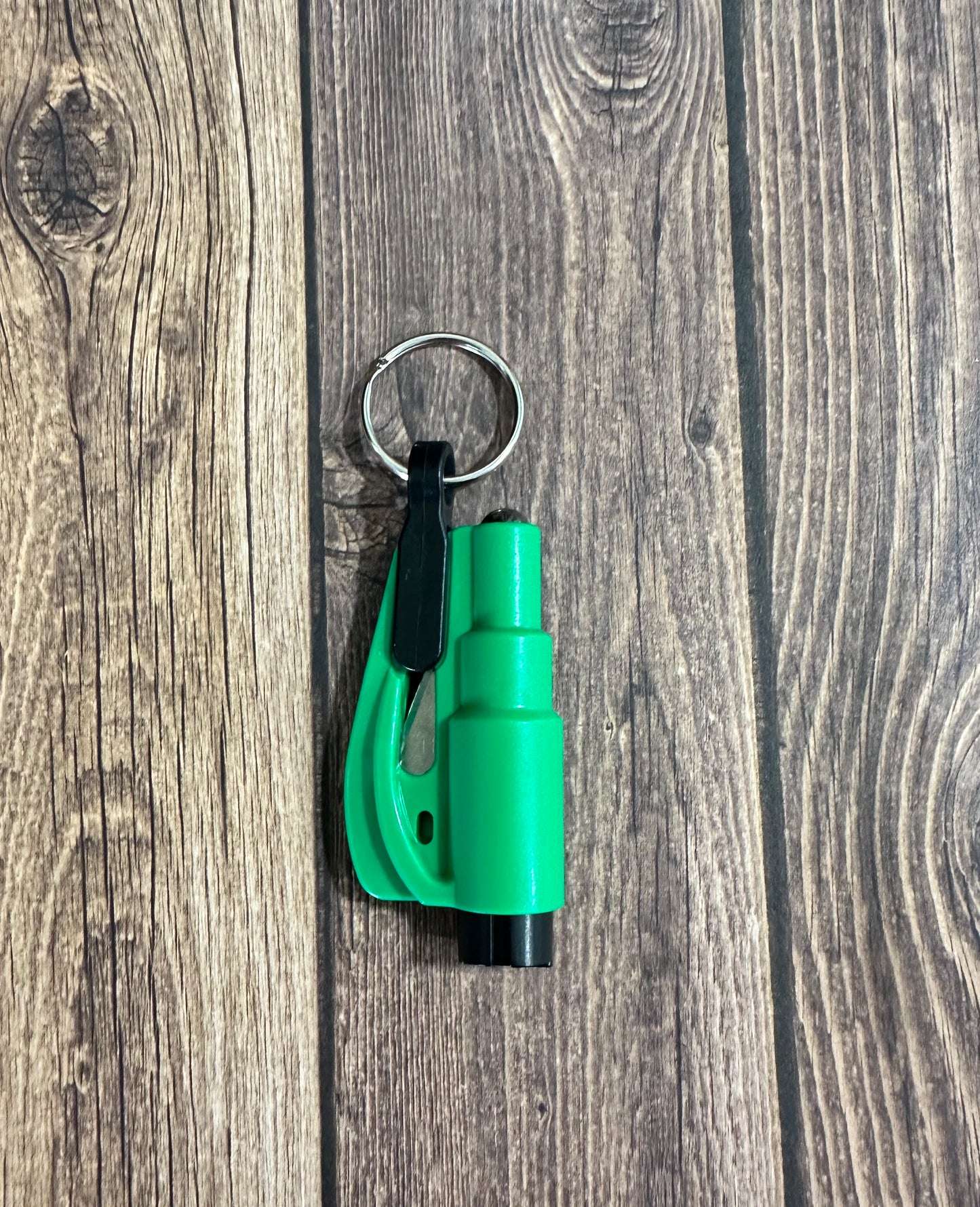 Green seatbelt cutter/ window breaker