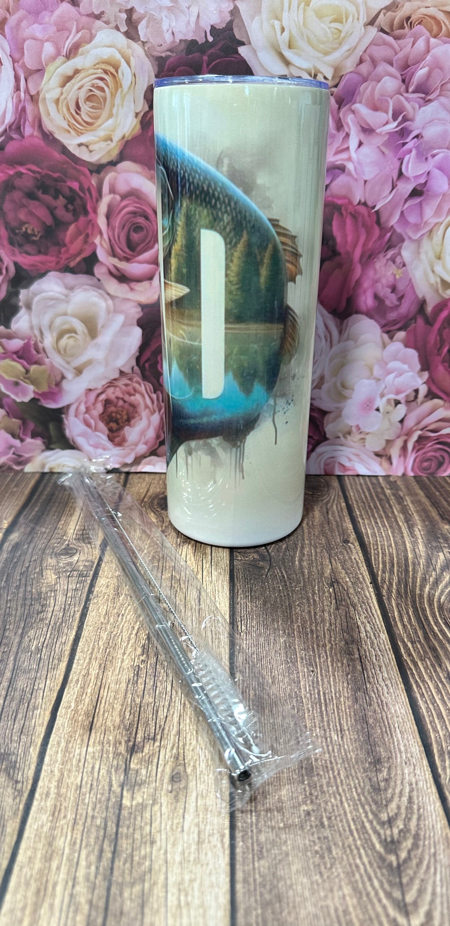 20 oz straight stainless-steel double walled tumbler
