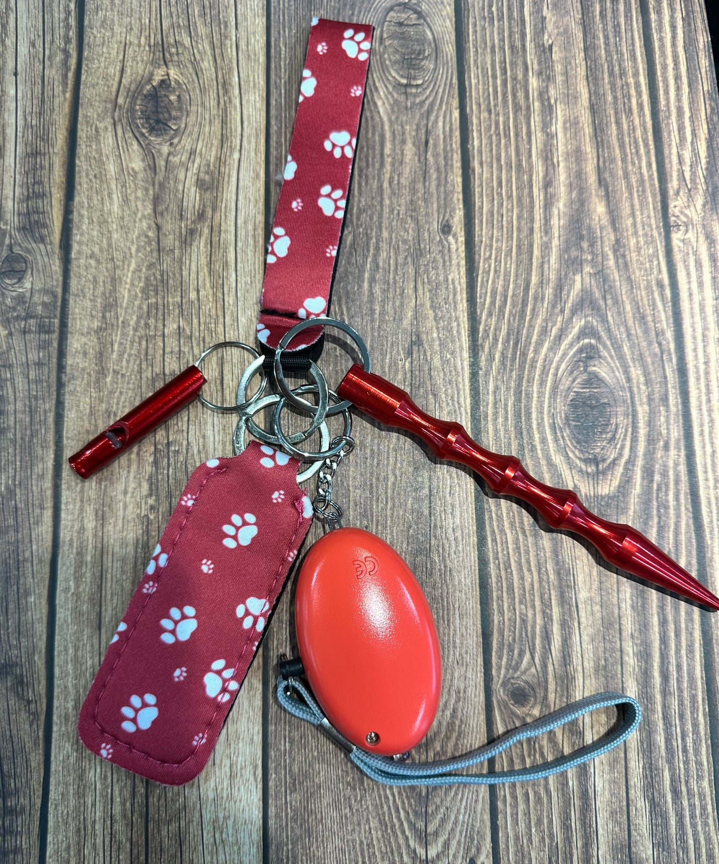 Basic safety keychain