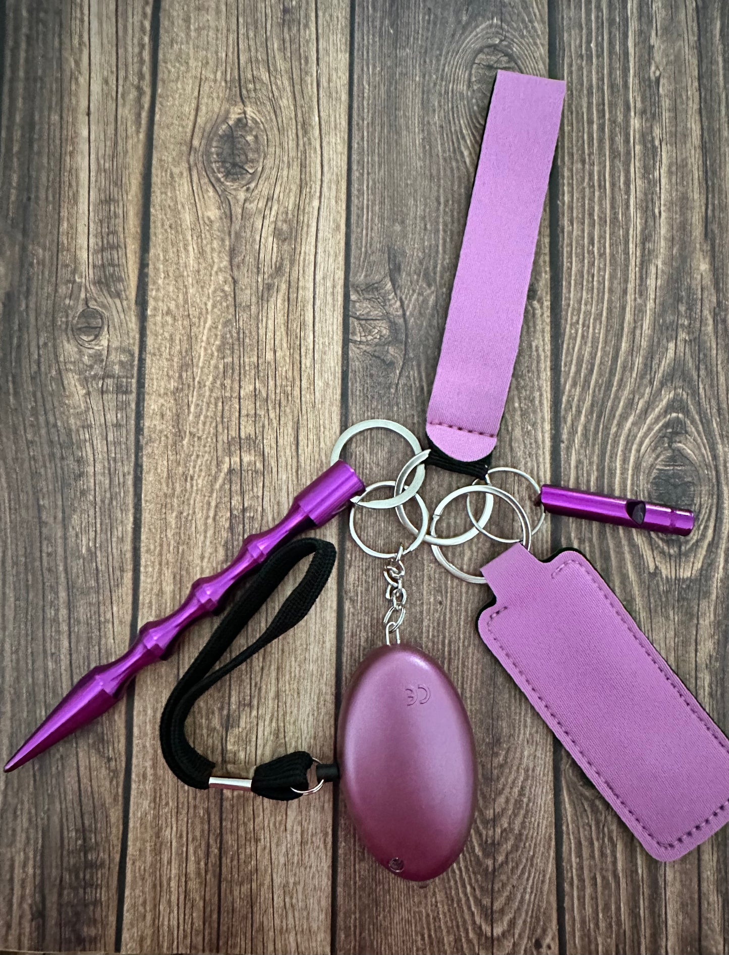 Basic safety keychain