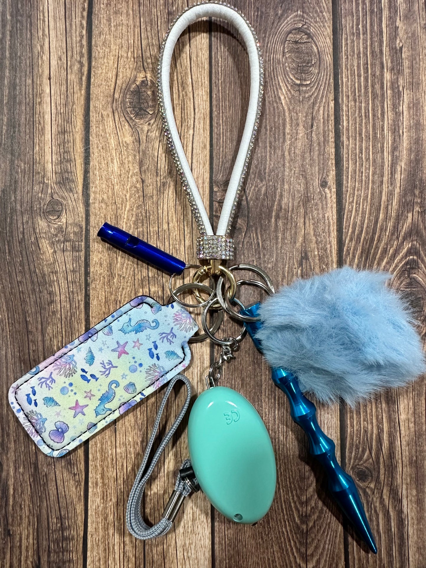 Basic safety keychain