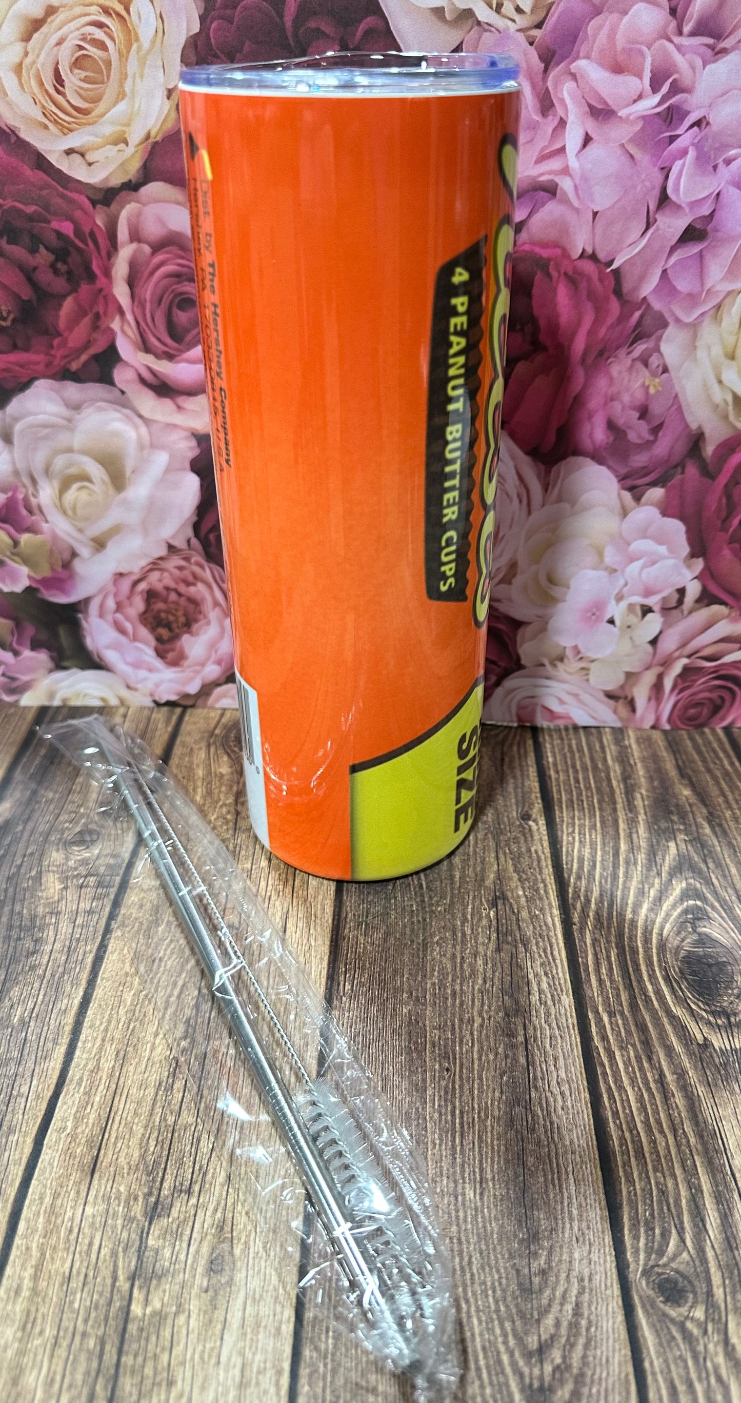 20 oz straight stainless-steel double walled tumbler