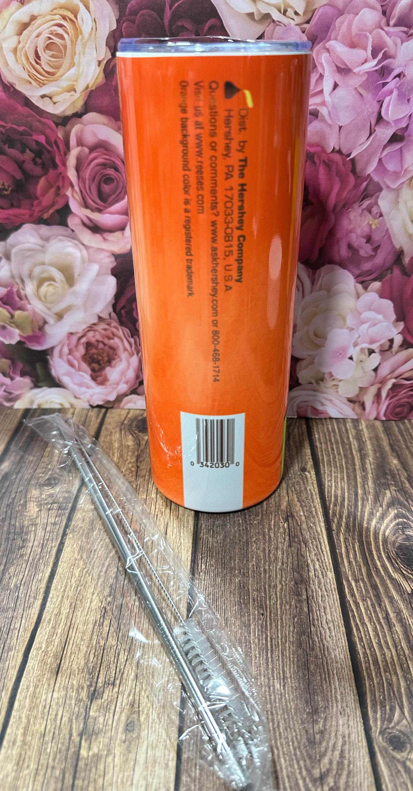 20 oz straight stainless-steel double walled tumbler