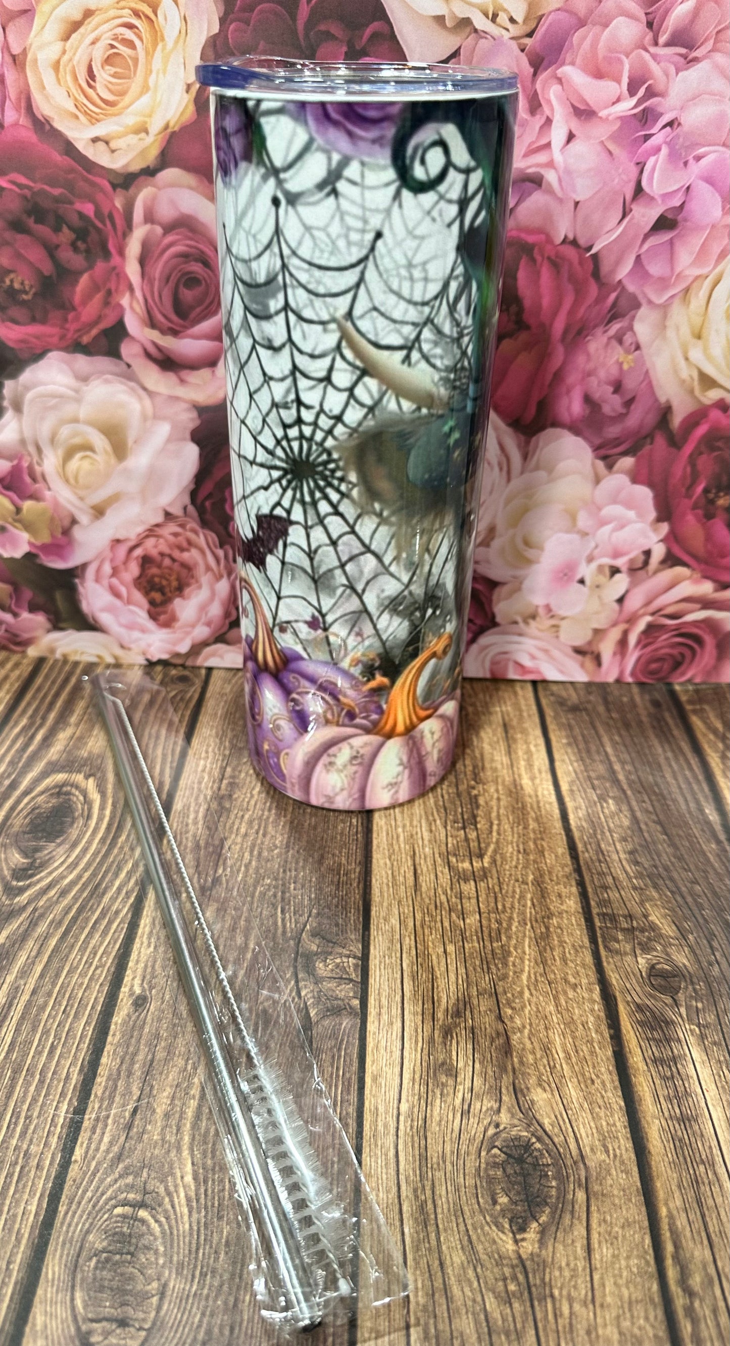 20 oz straight stainless-steel double walled tumbler