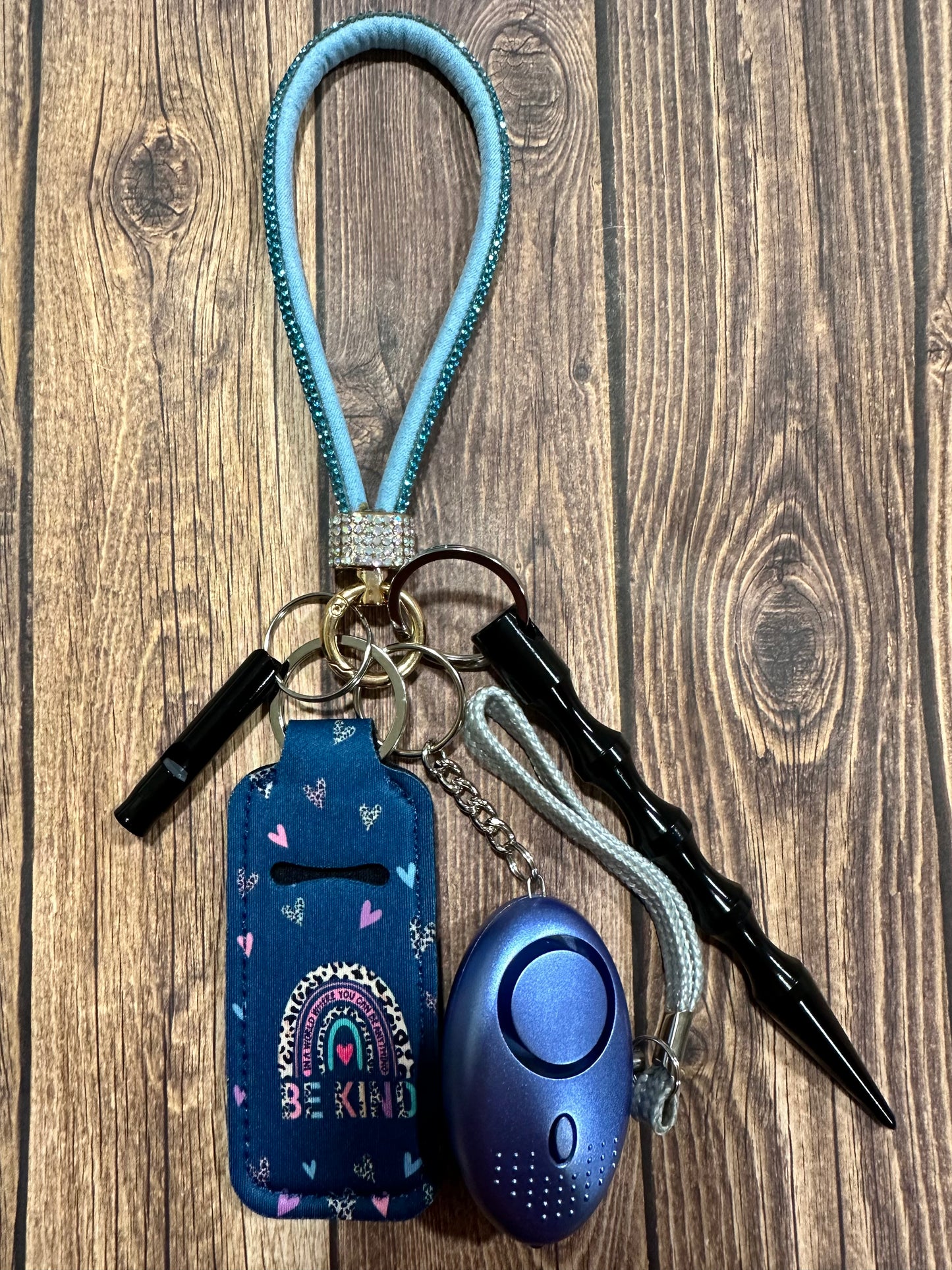 Basic safety keychain