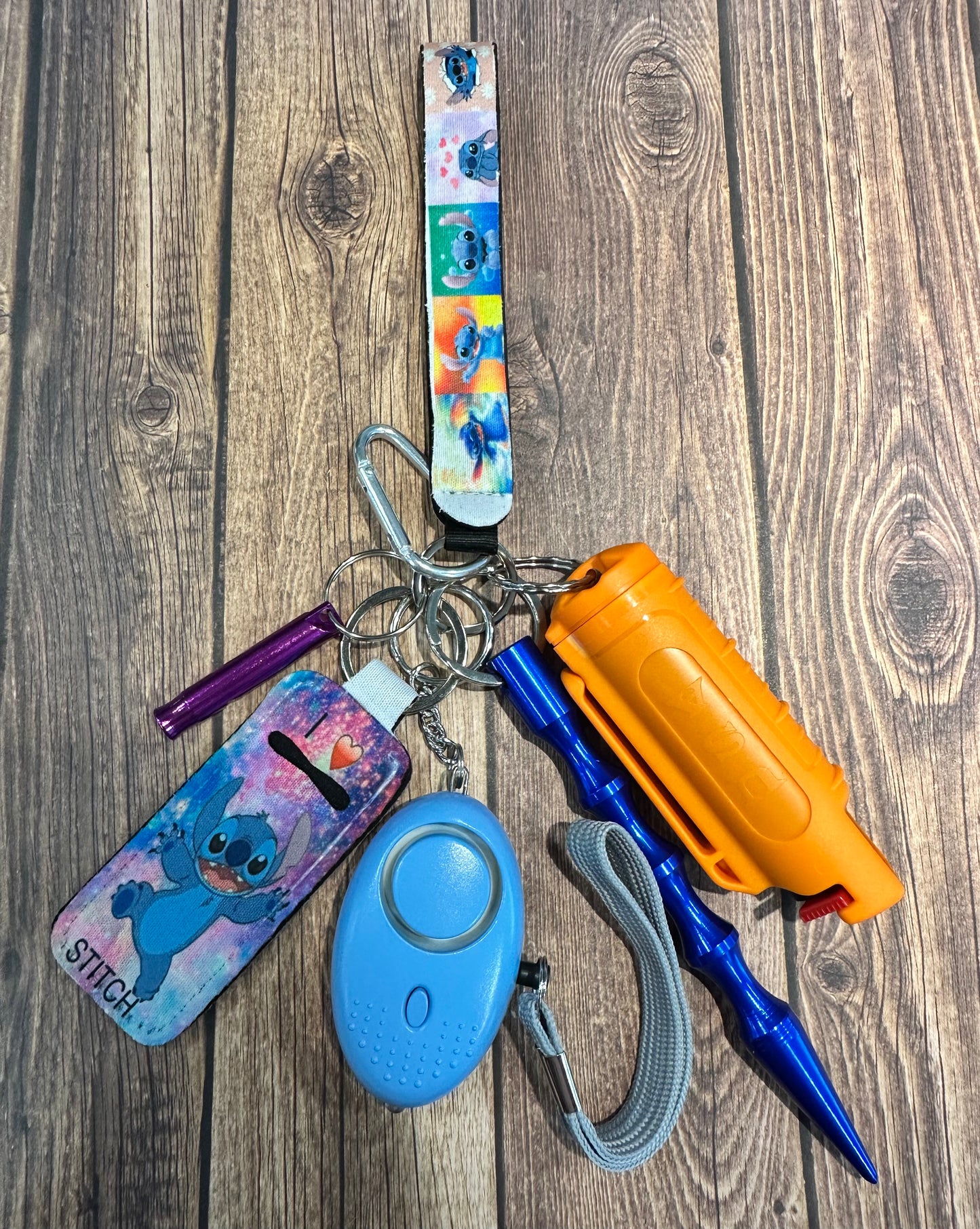 Fully loaded saftey keychain