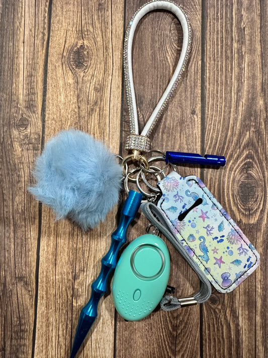 Basic safety keychain