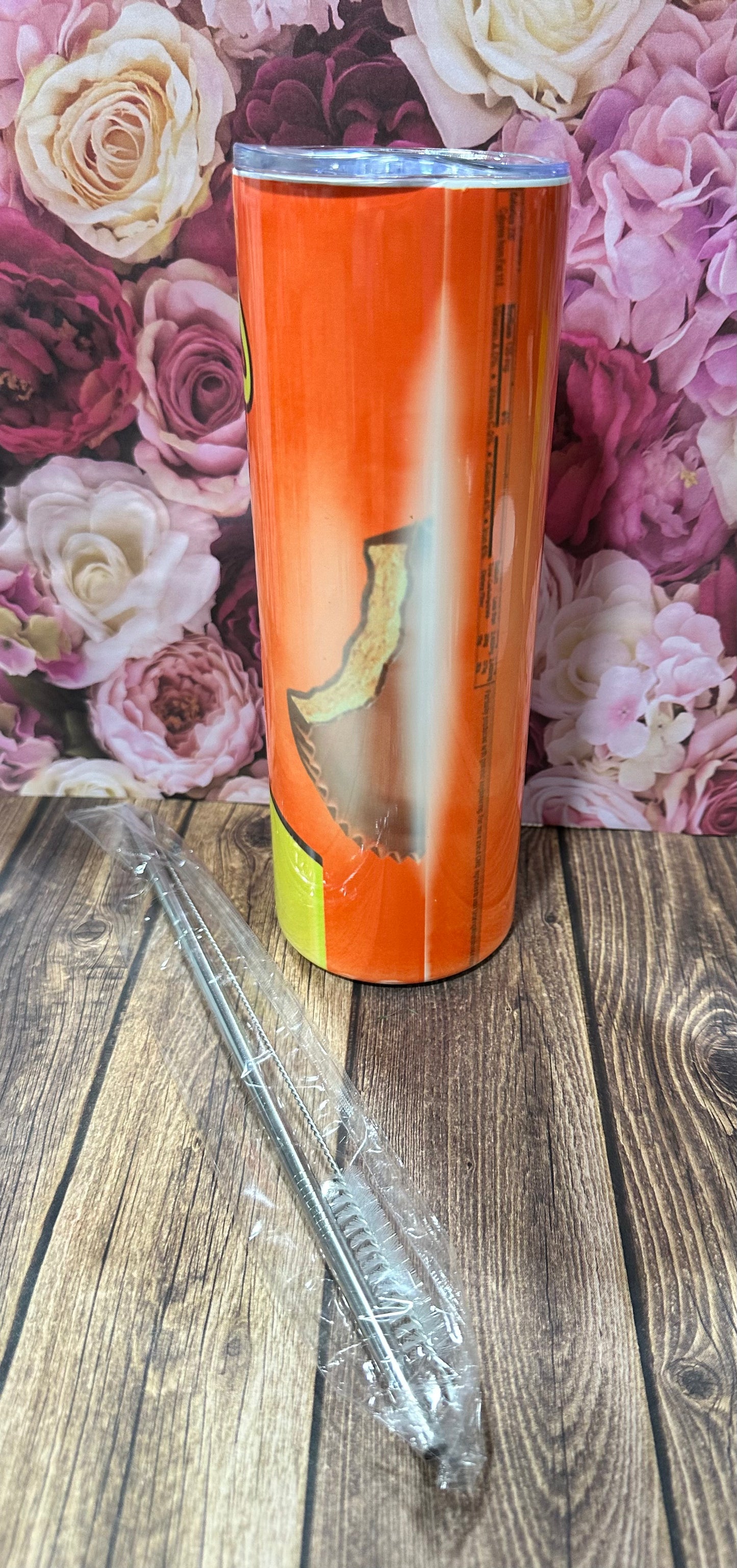 20 oz straight stainless-steel double walled tumbler