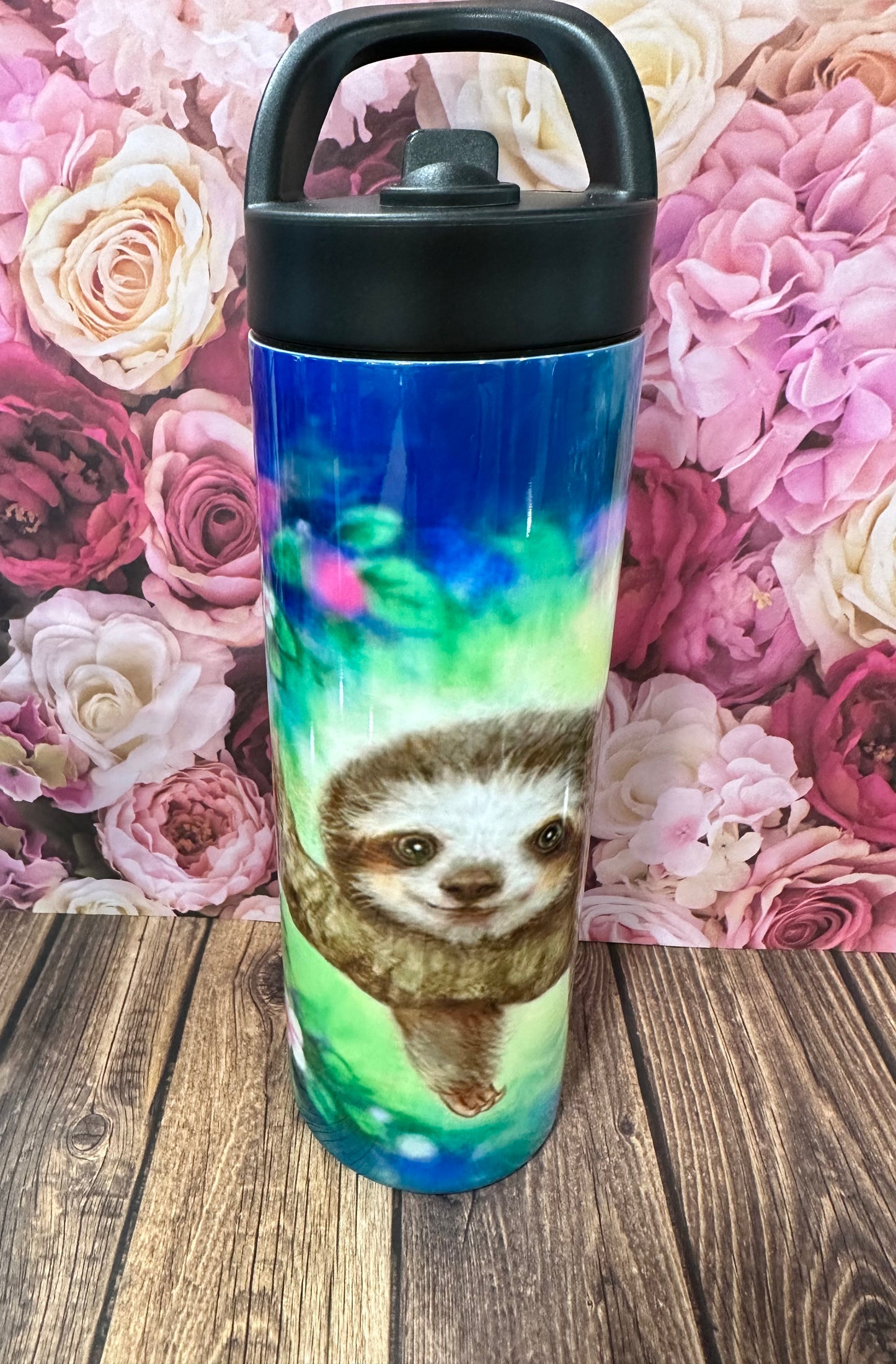 20 oz flip straw straight stainless-steel double walled tumbler