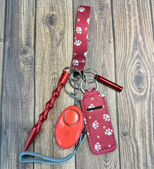 Basic safety keychain