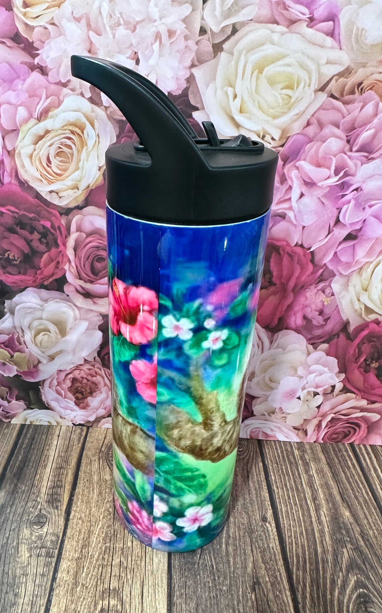 20 oz flip straw straight stainless-steel double walled tumbler