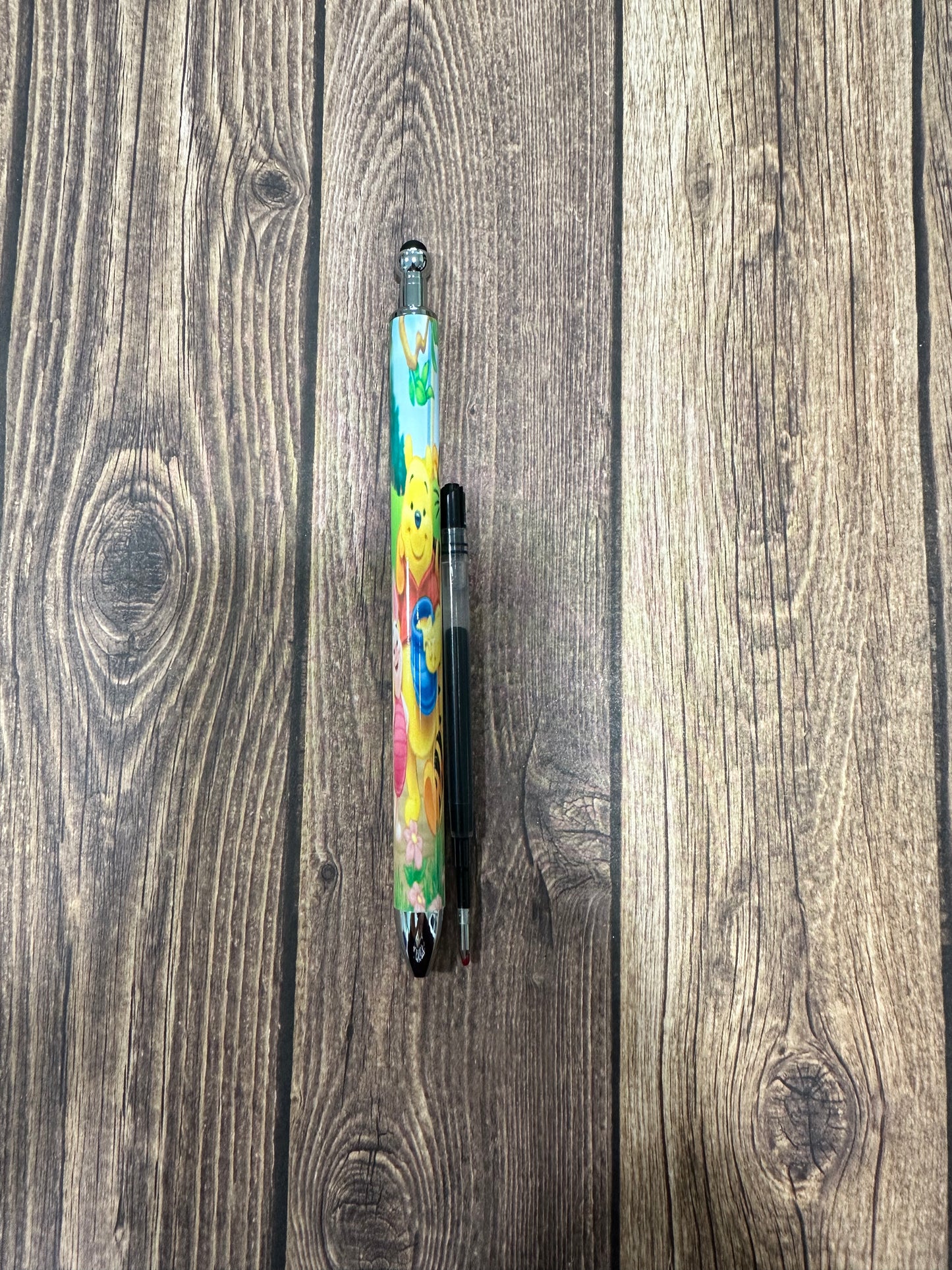 Summer pooh and friends sublimation pen