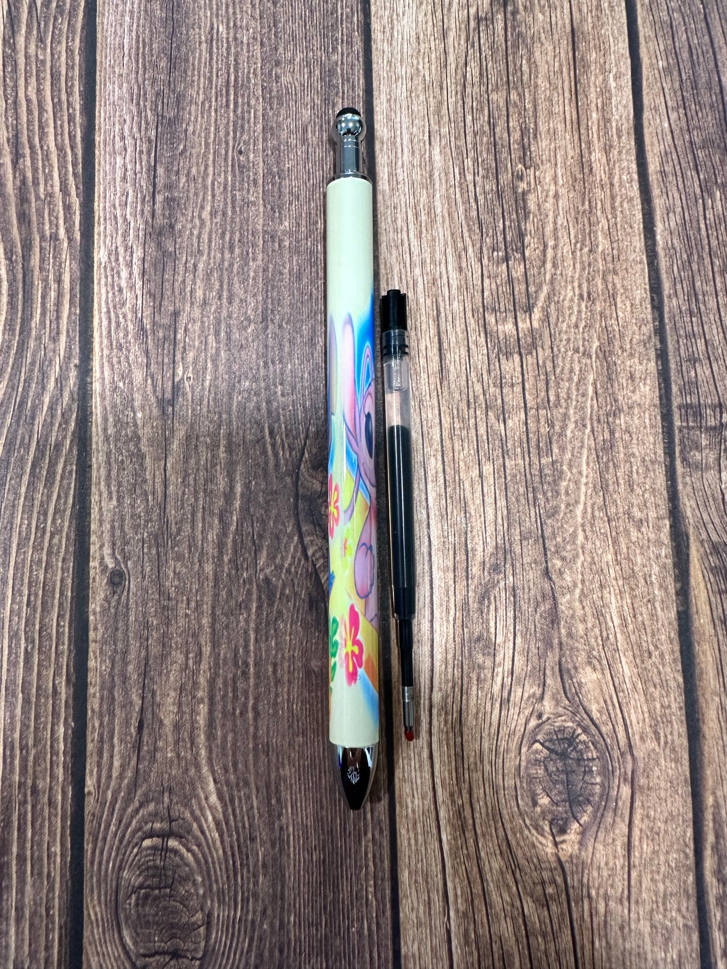 Flower stitch and girlfriend sublimation pen