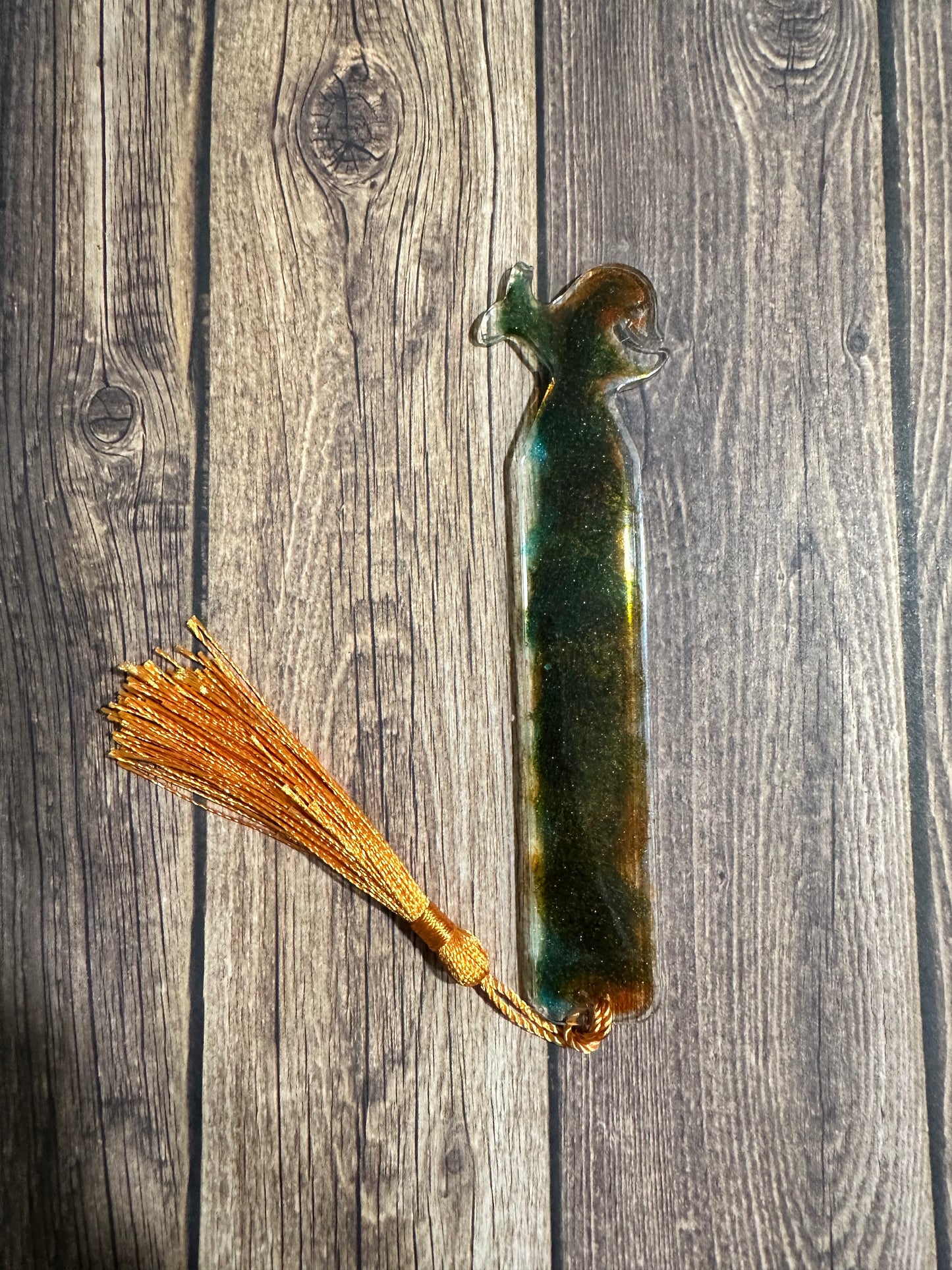Fish resin bookmark