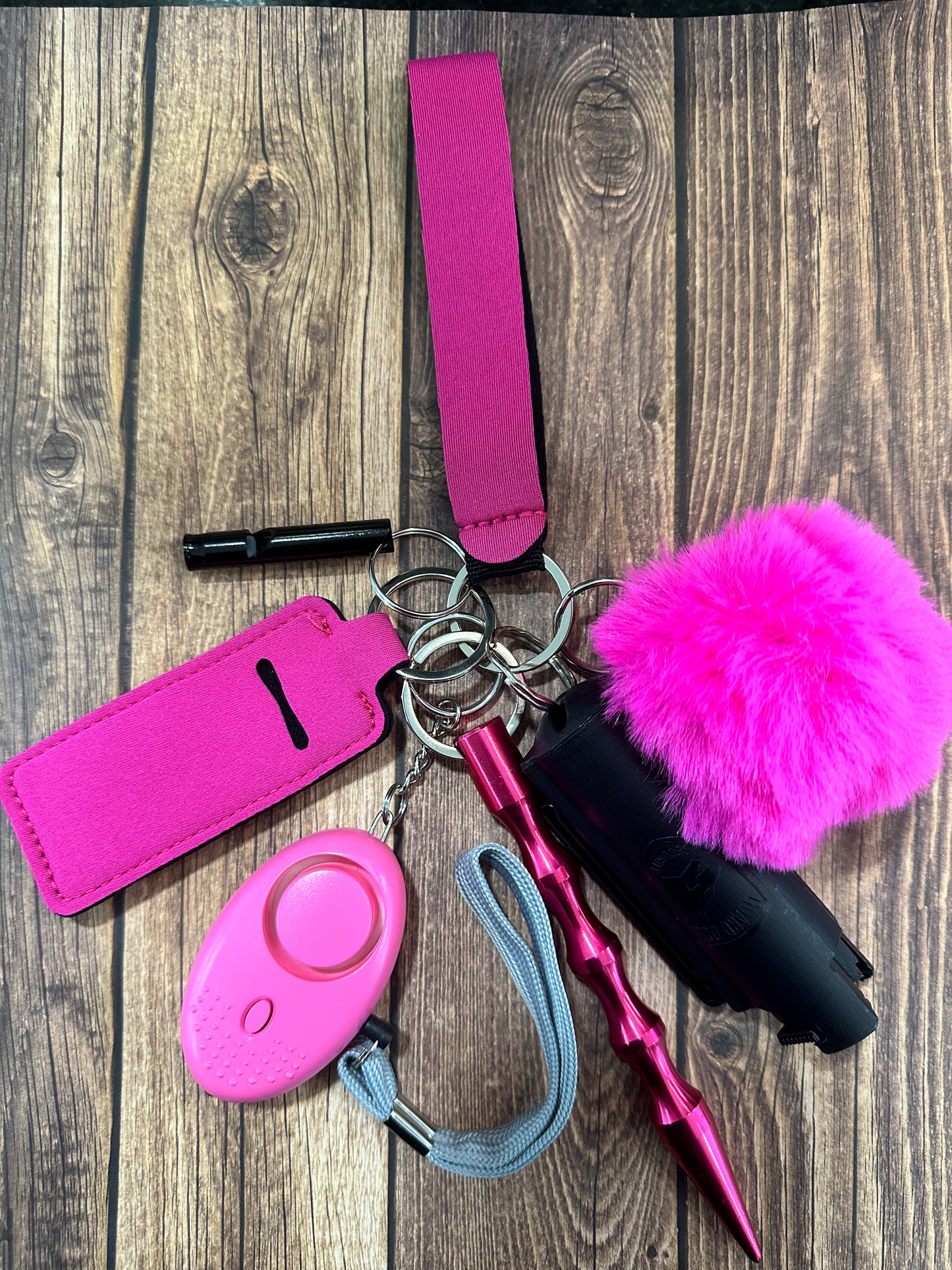 Fully loaded safety keychain