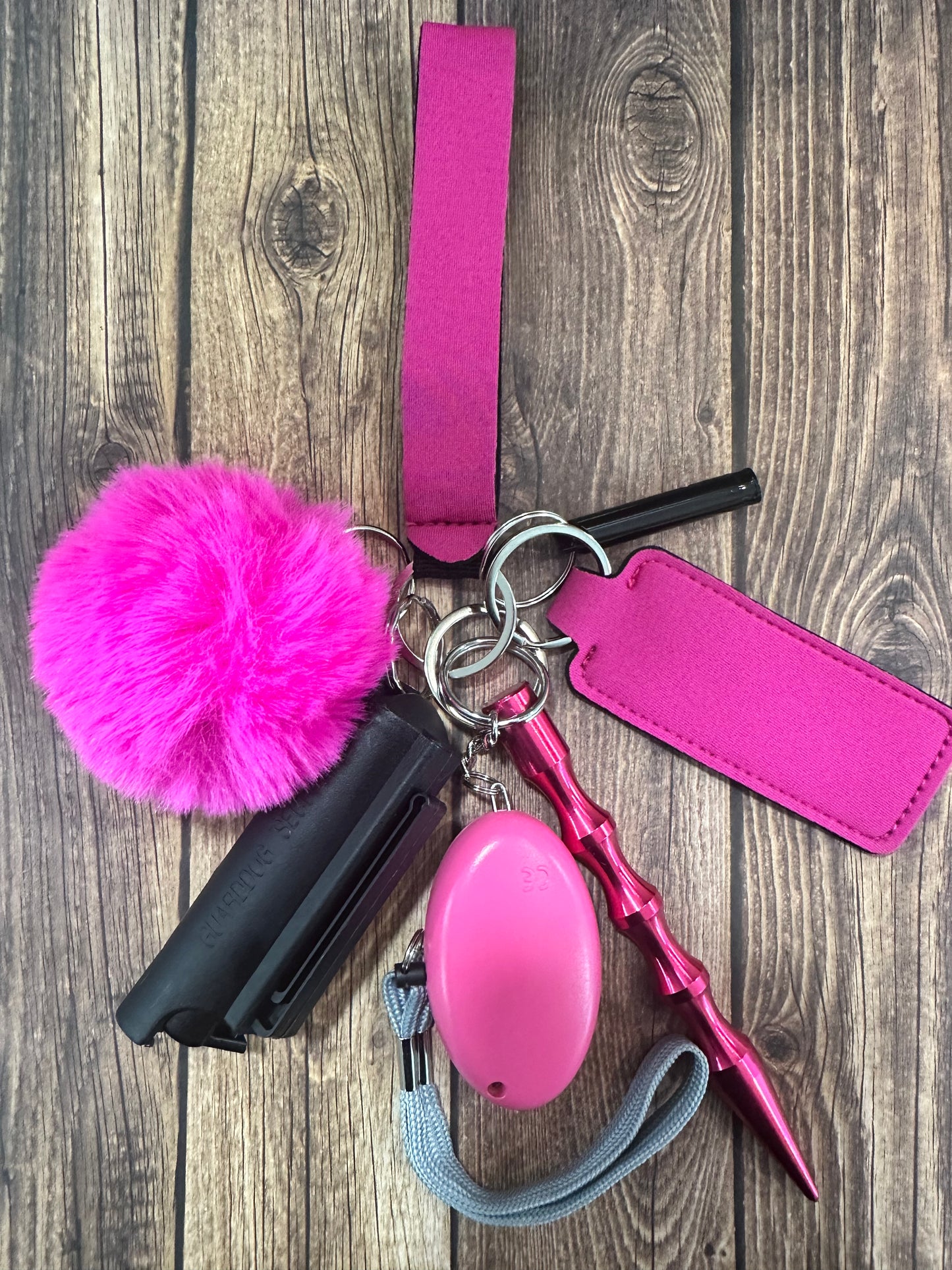 Fully loaded safety keychain