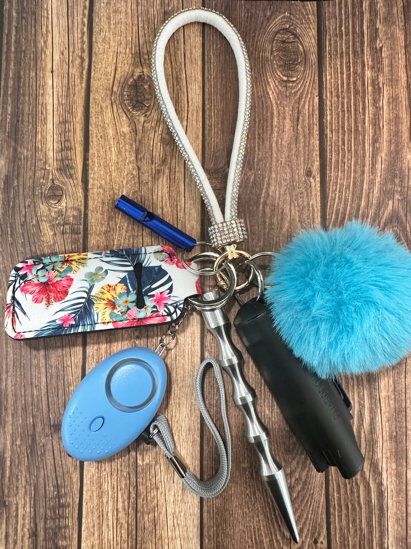 Fully loaded safety keychain