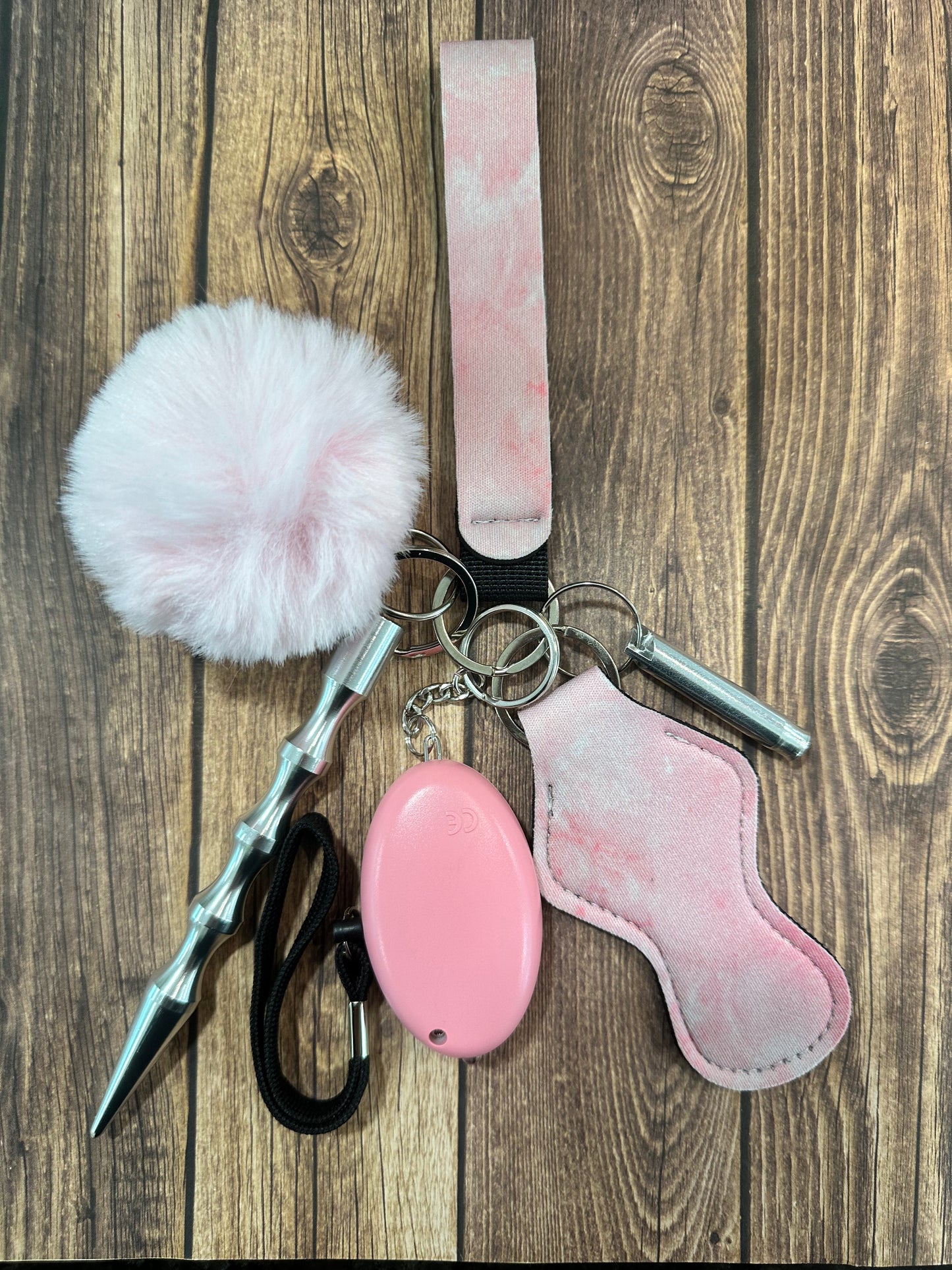 Basic safety keychain