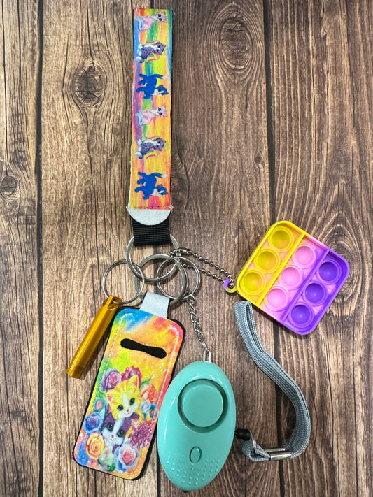 Little kids safety keychain