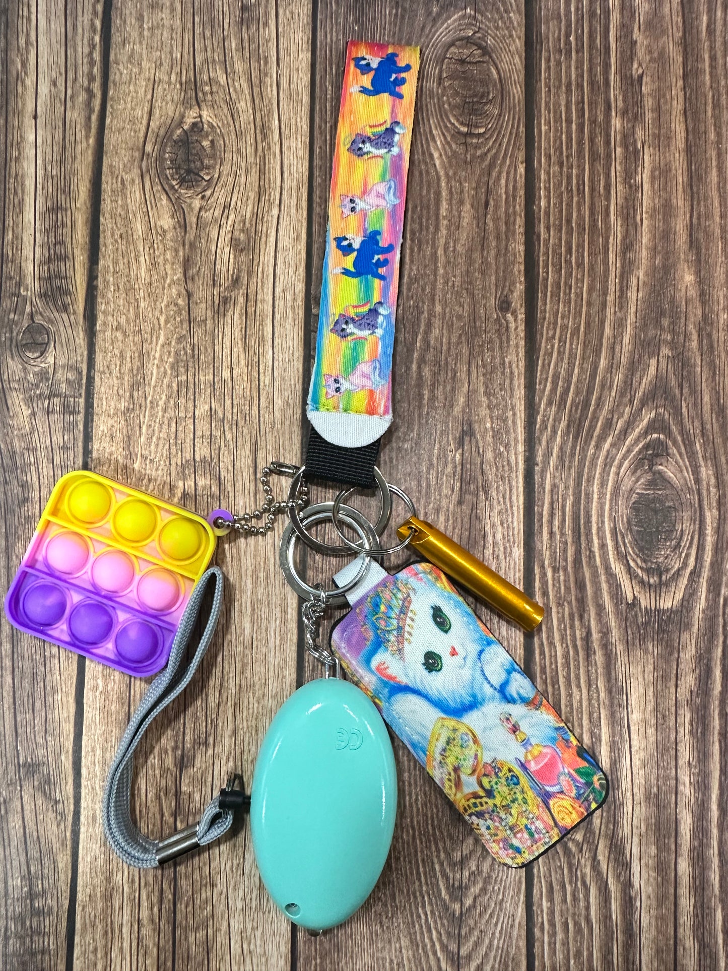 Little kids safety keychain