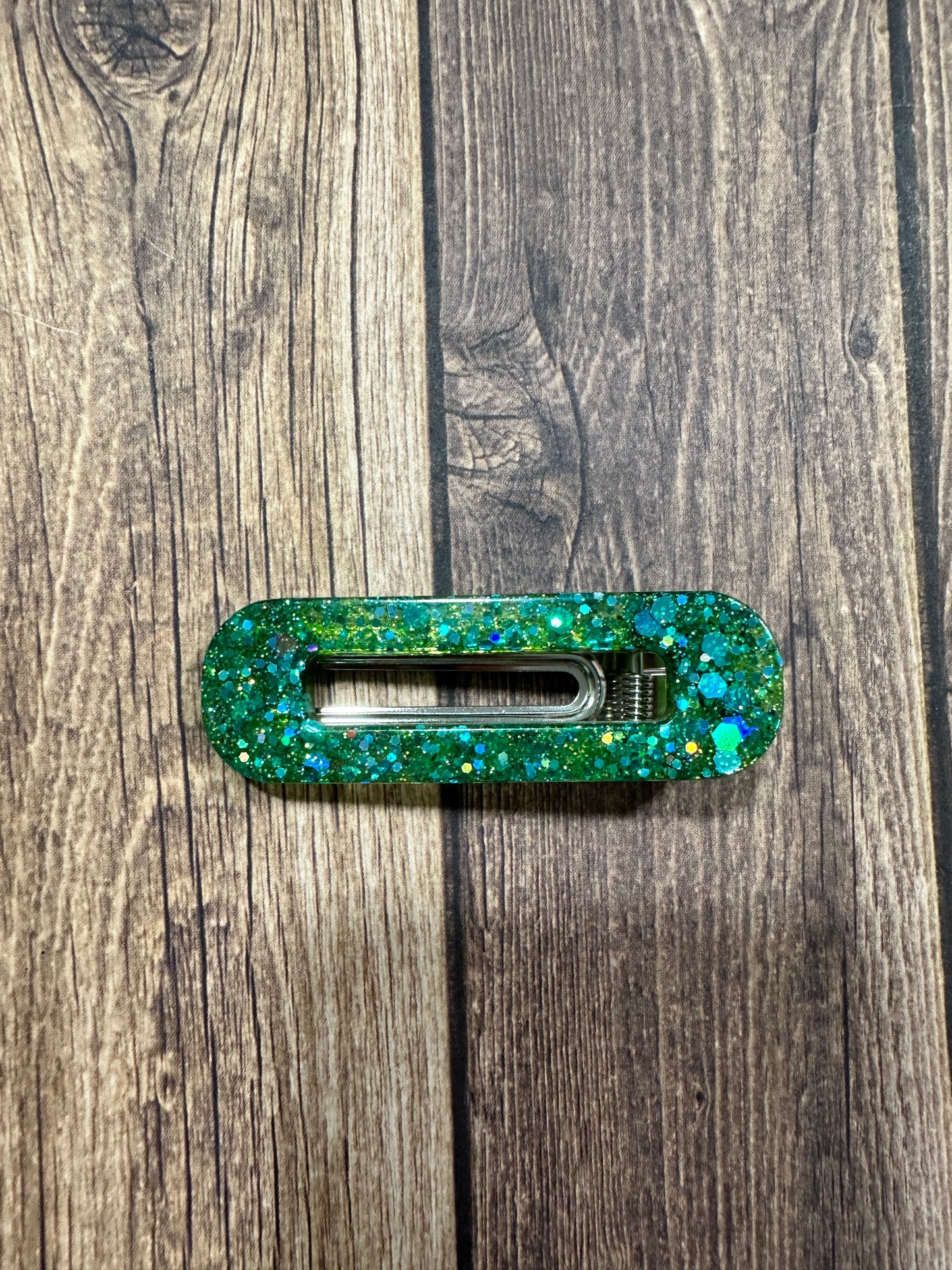 Rectangular hair clip