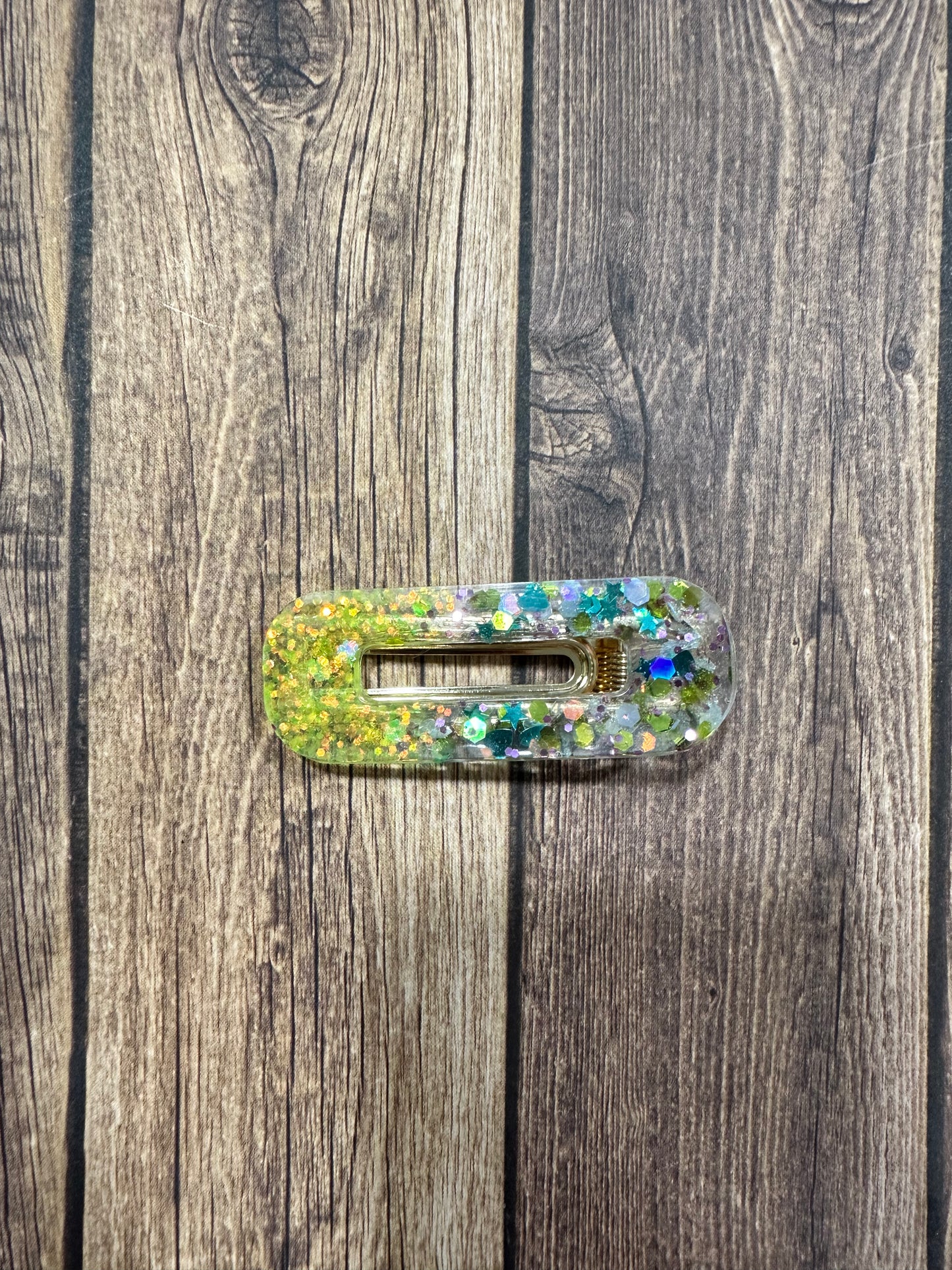 Rectangular hair clip