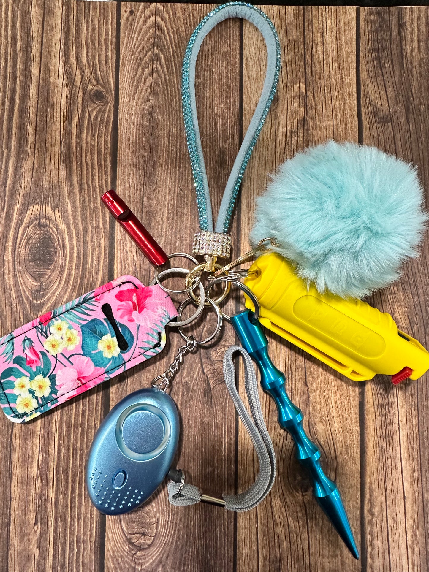 Fully loaded safety keychain