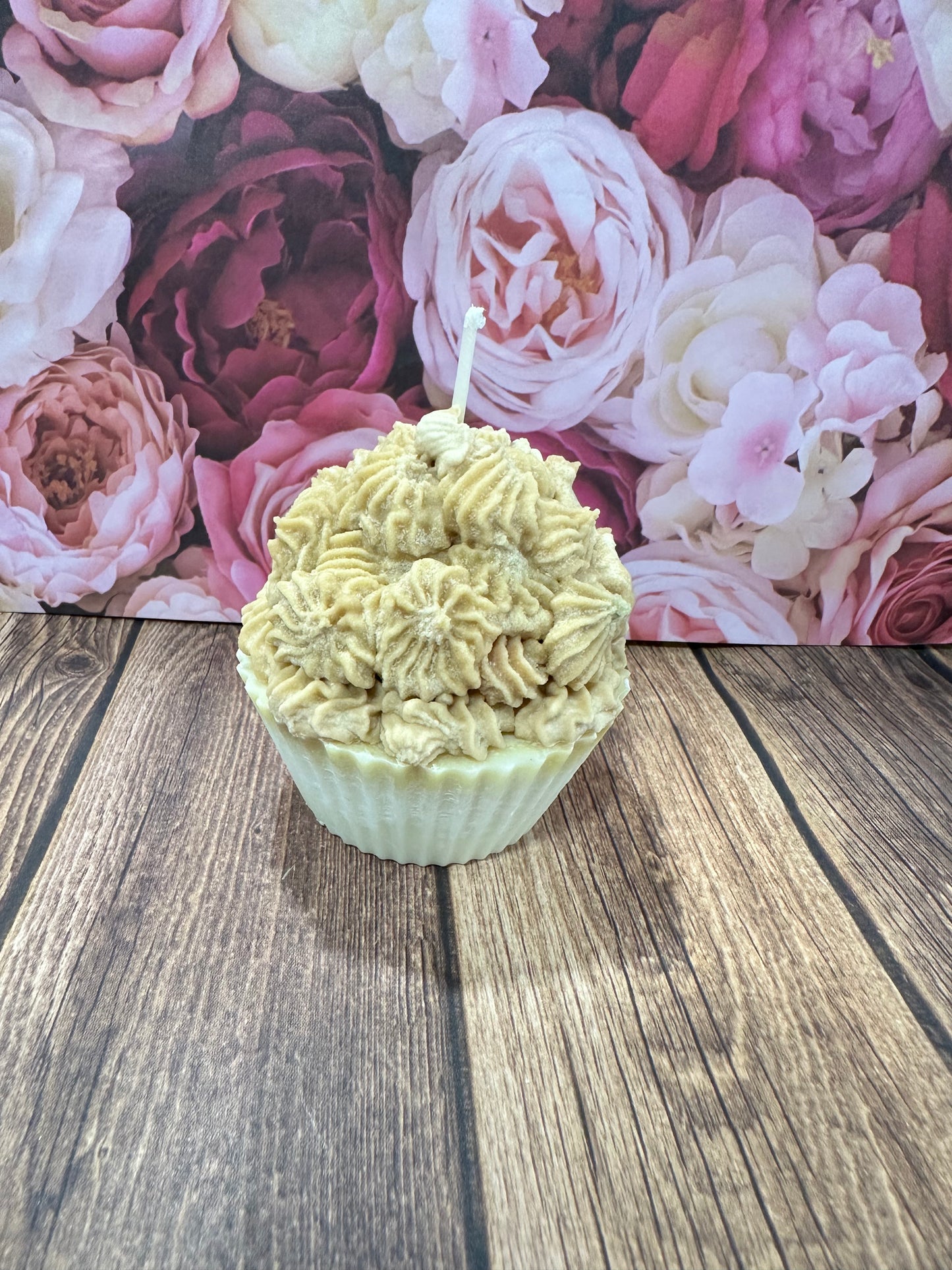 Chocolate fudge soy wax cupcake candle