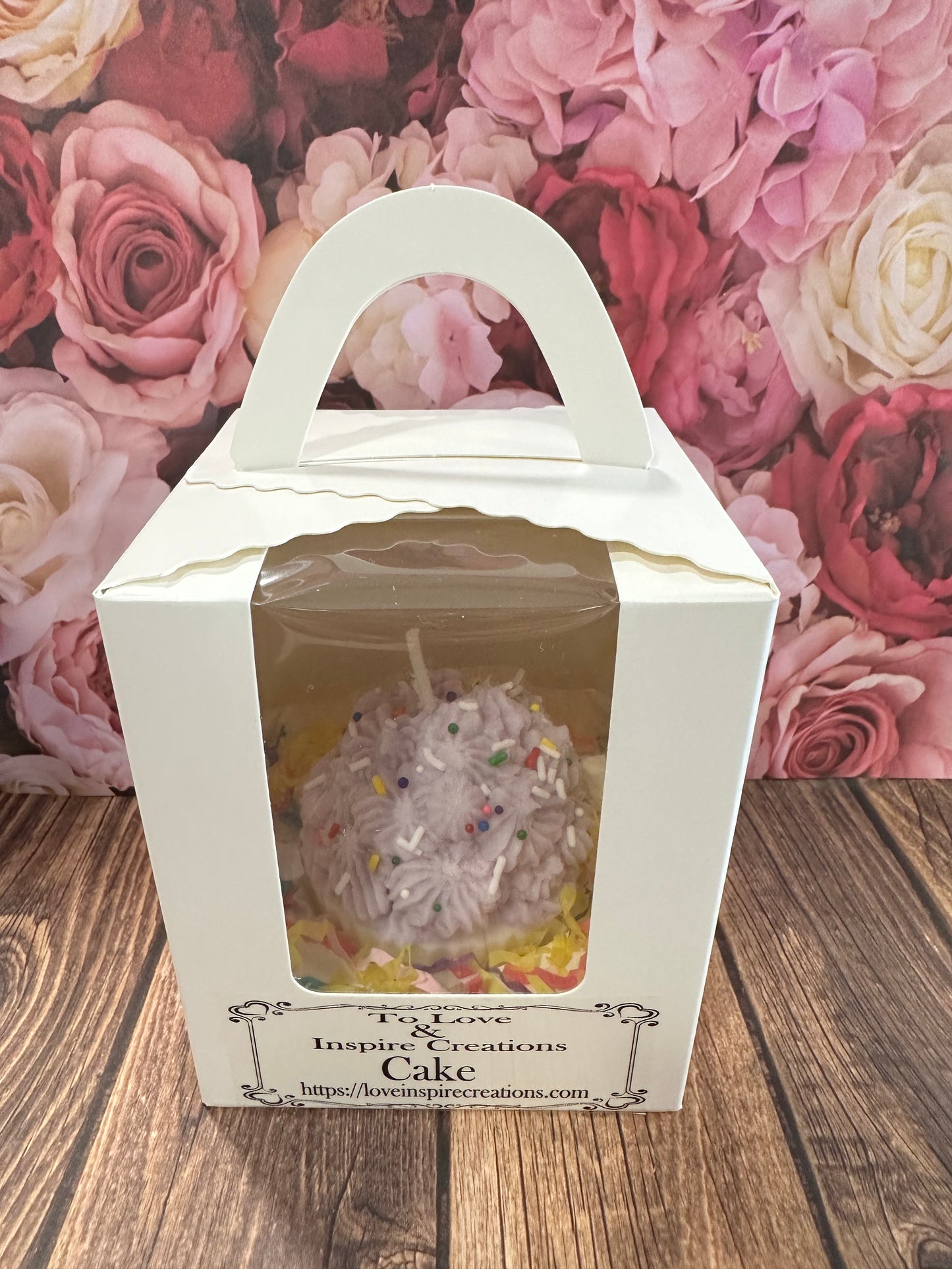 Cake soy wax cupcake candle