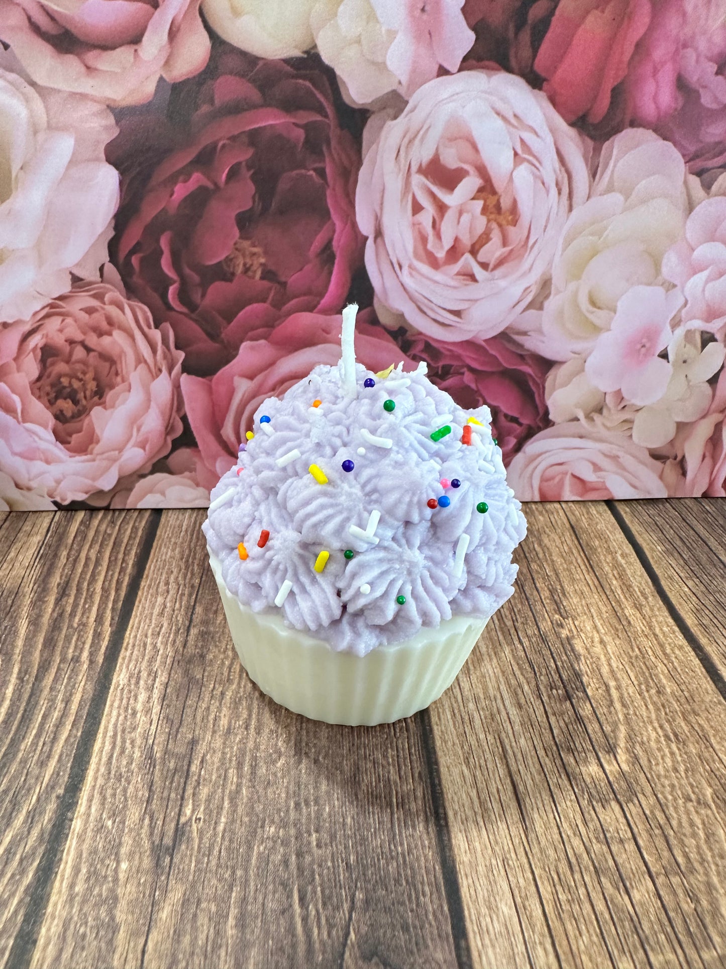 Cake soy wax cupcake candle