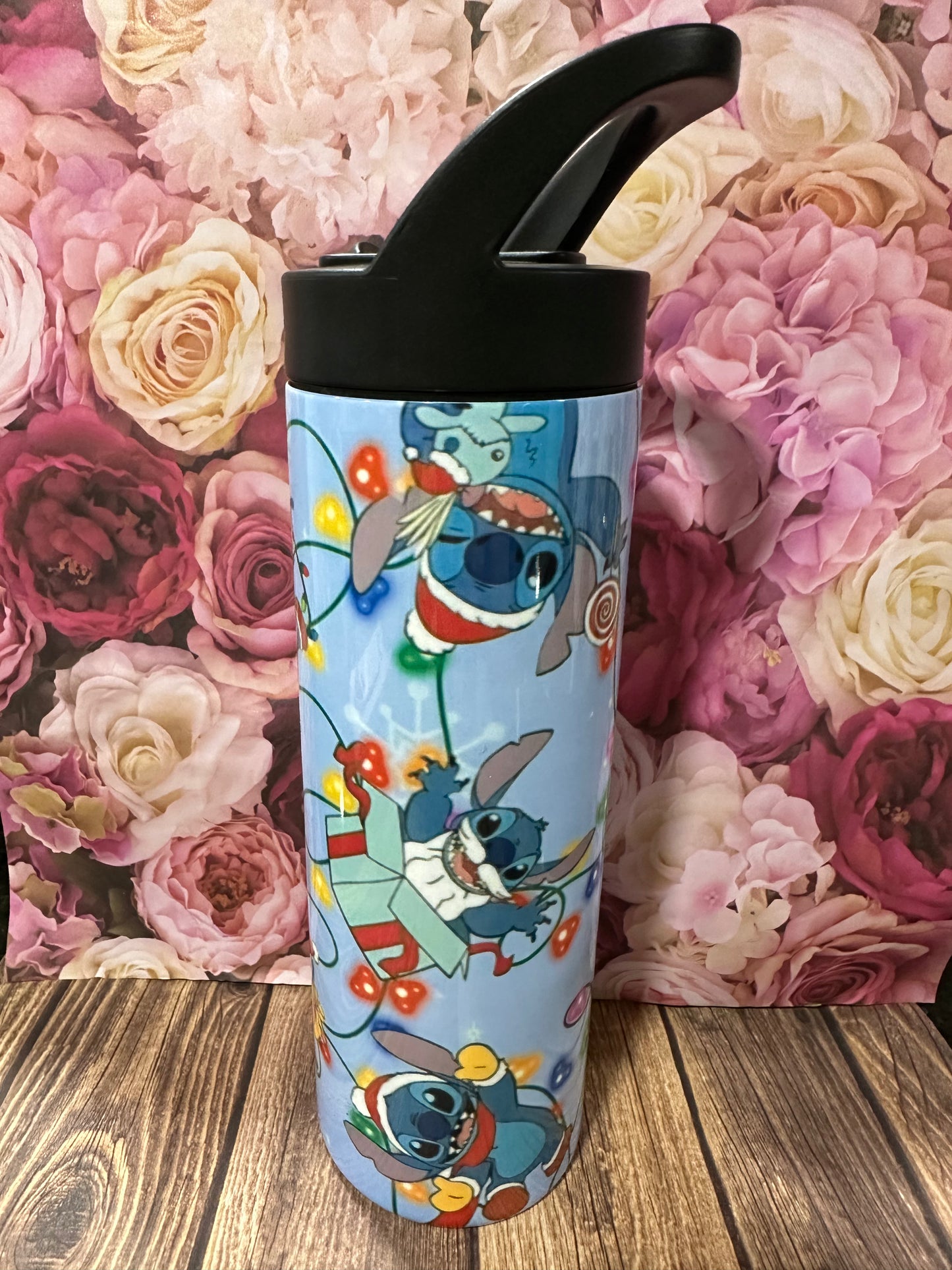 20 oz flip straw straight stainless-steel double walled tumbler