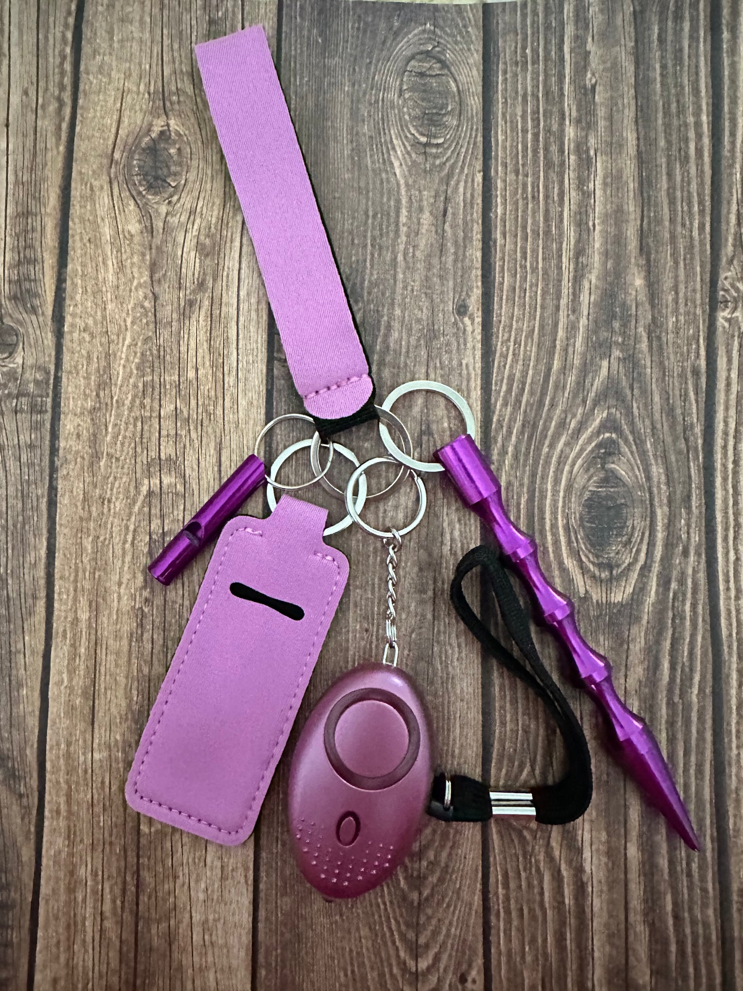 Basic safety keychain