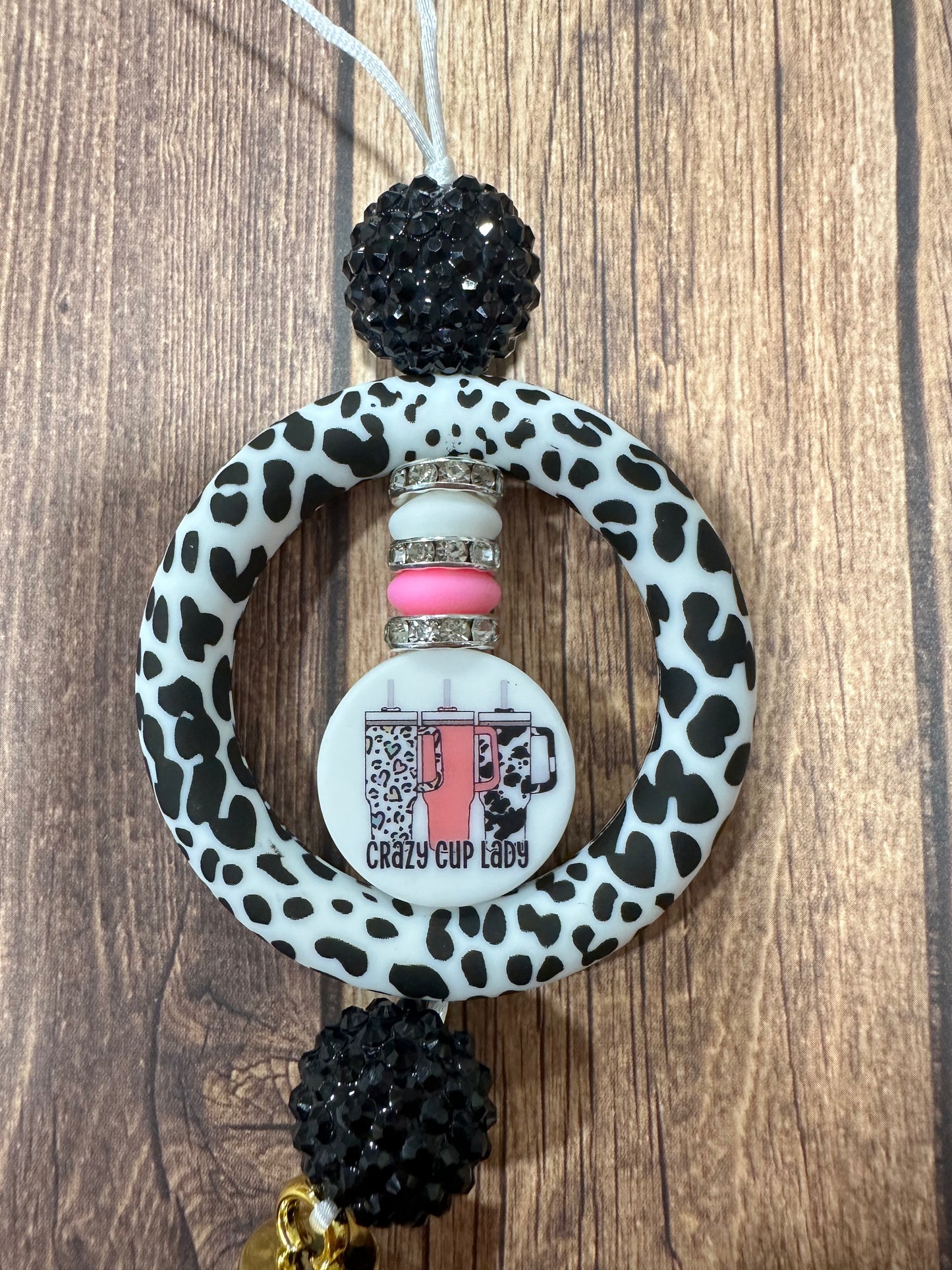Beaded car charm