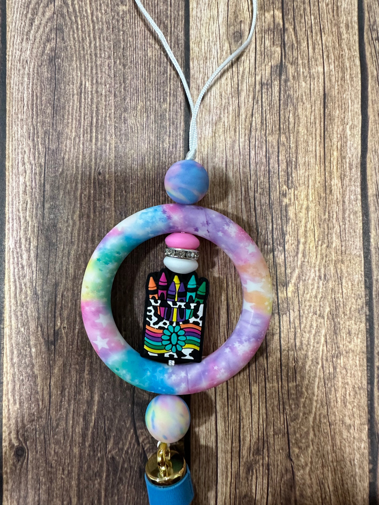 Beaded car charm
