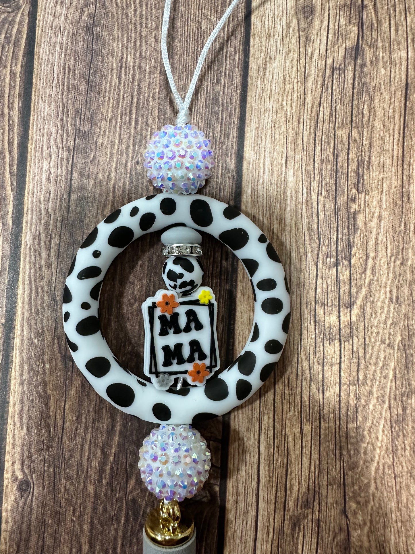 Beaded car charm