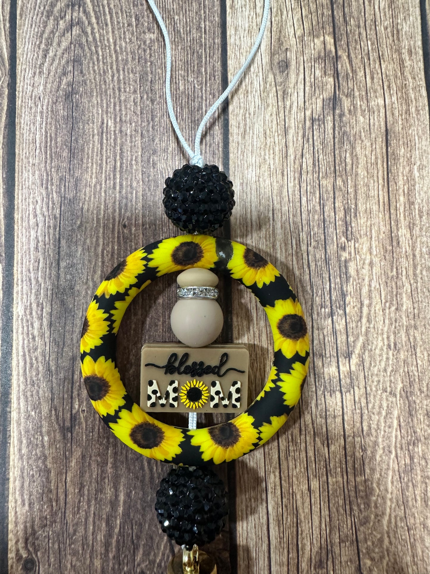 Beaded car charm