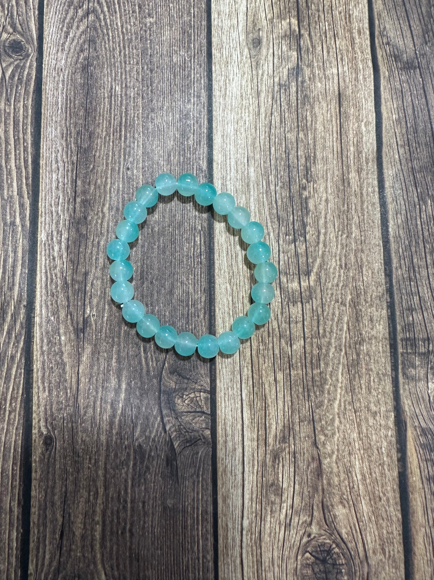 Glass beaded bracelet