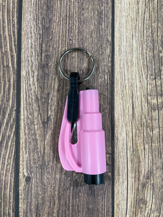 Pink seatbelt cutter/ window breaker