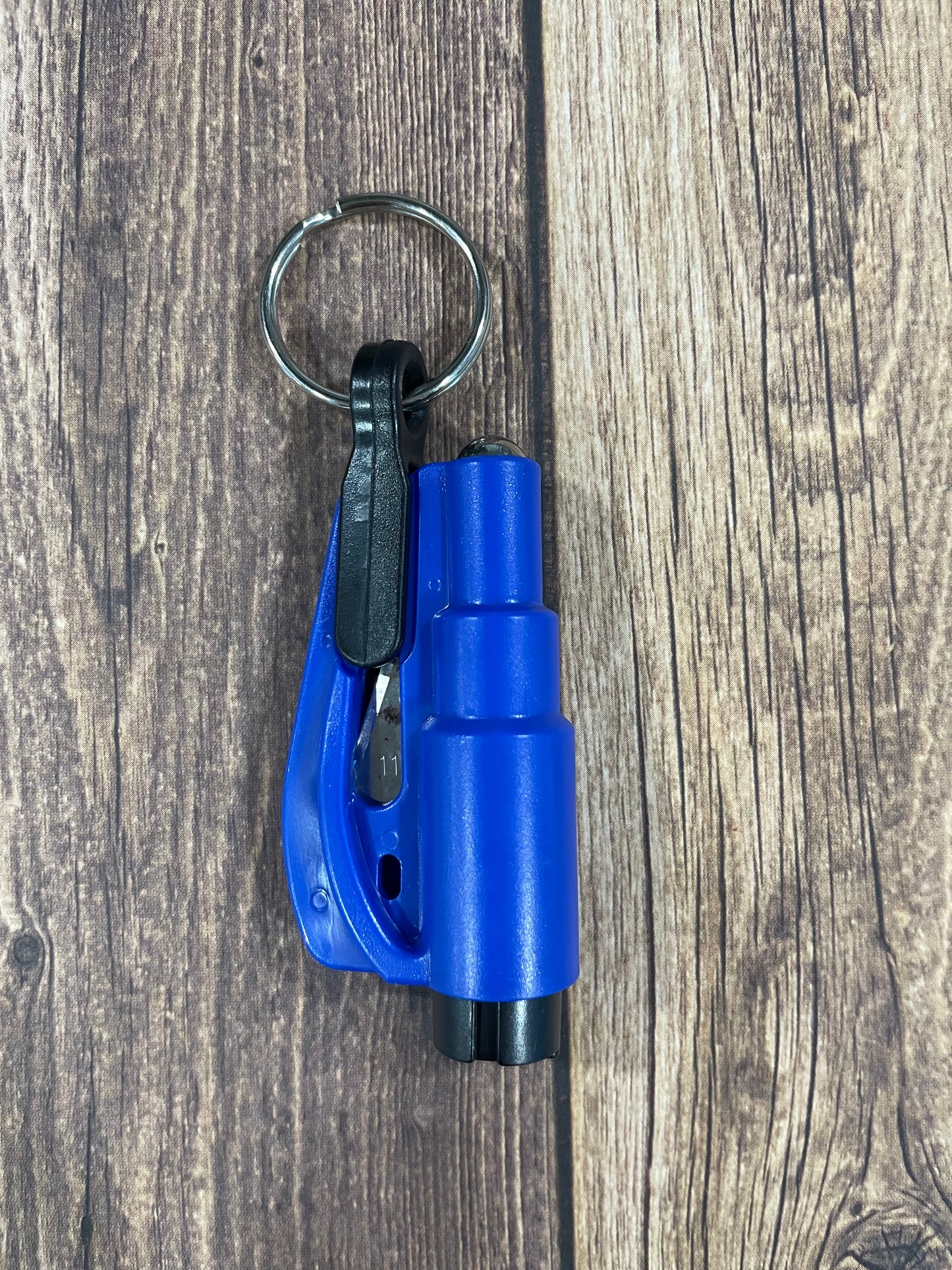 Blue seatbelt cutter/ window breaker