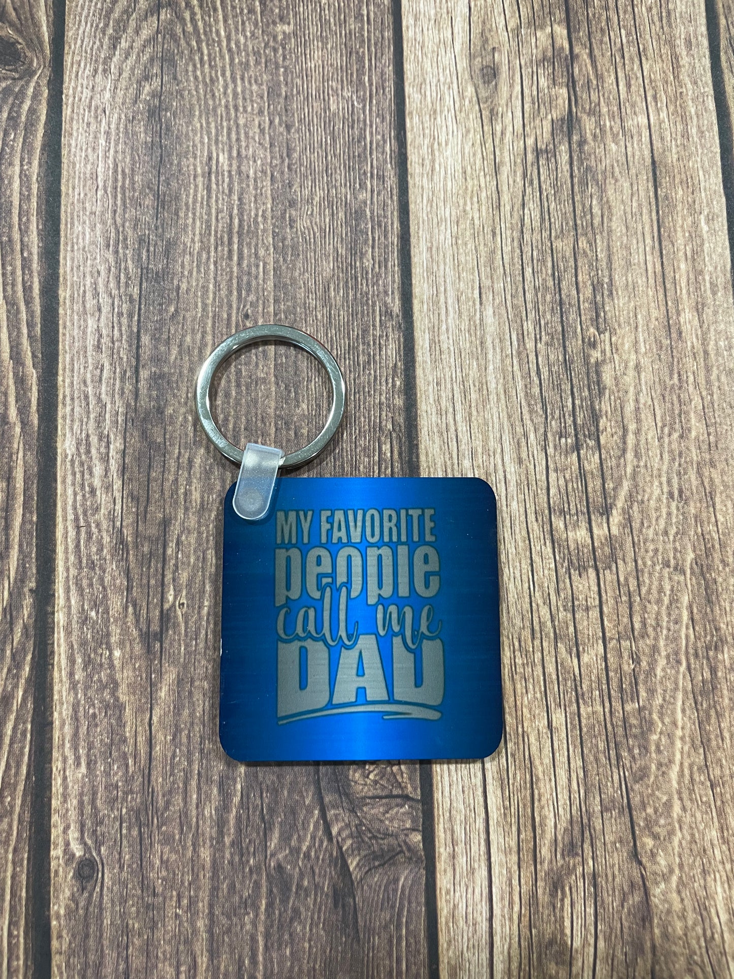 My favorite people call me dad keychain