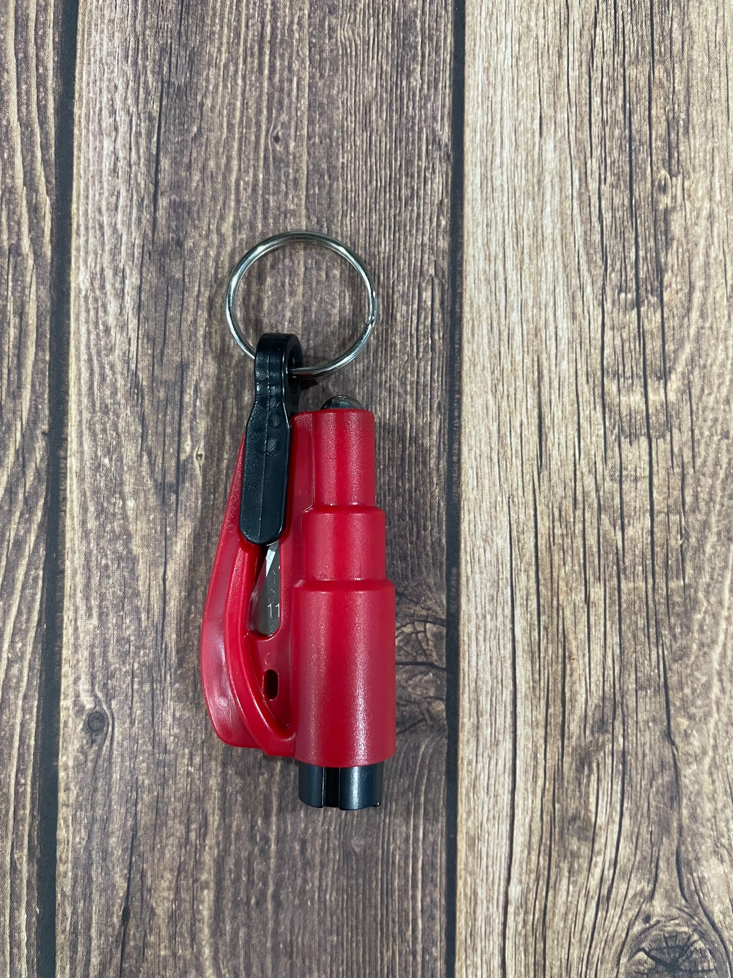 Red seatbelt cutter/ window breaker