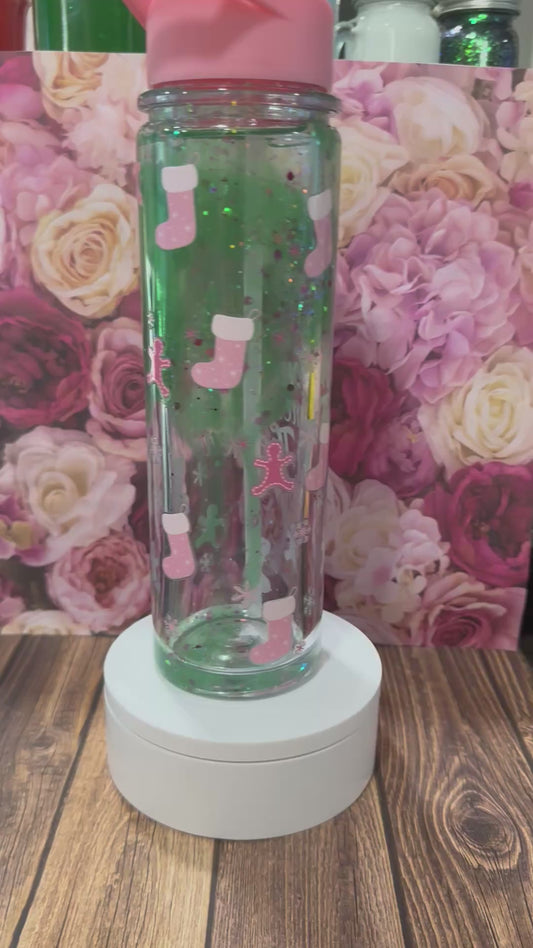 18 oz snow globe tumbler