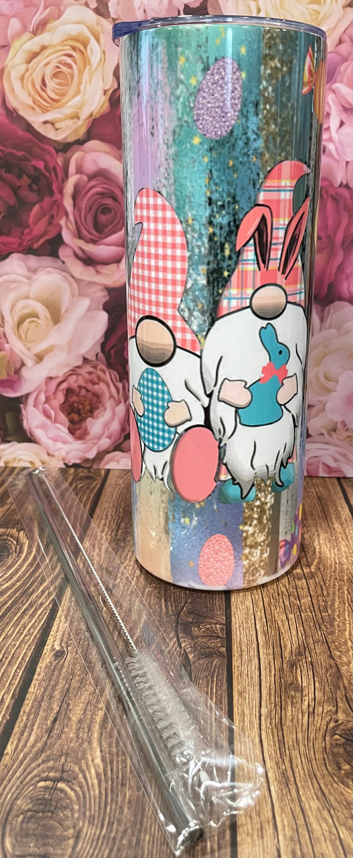 20 oz straight stainless-steel double walled tumbler