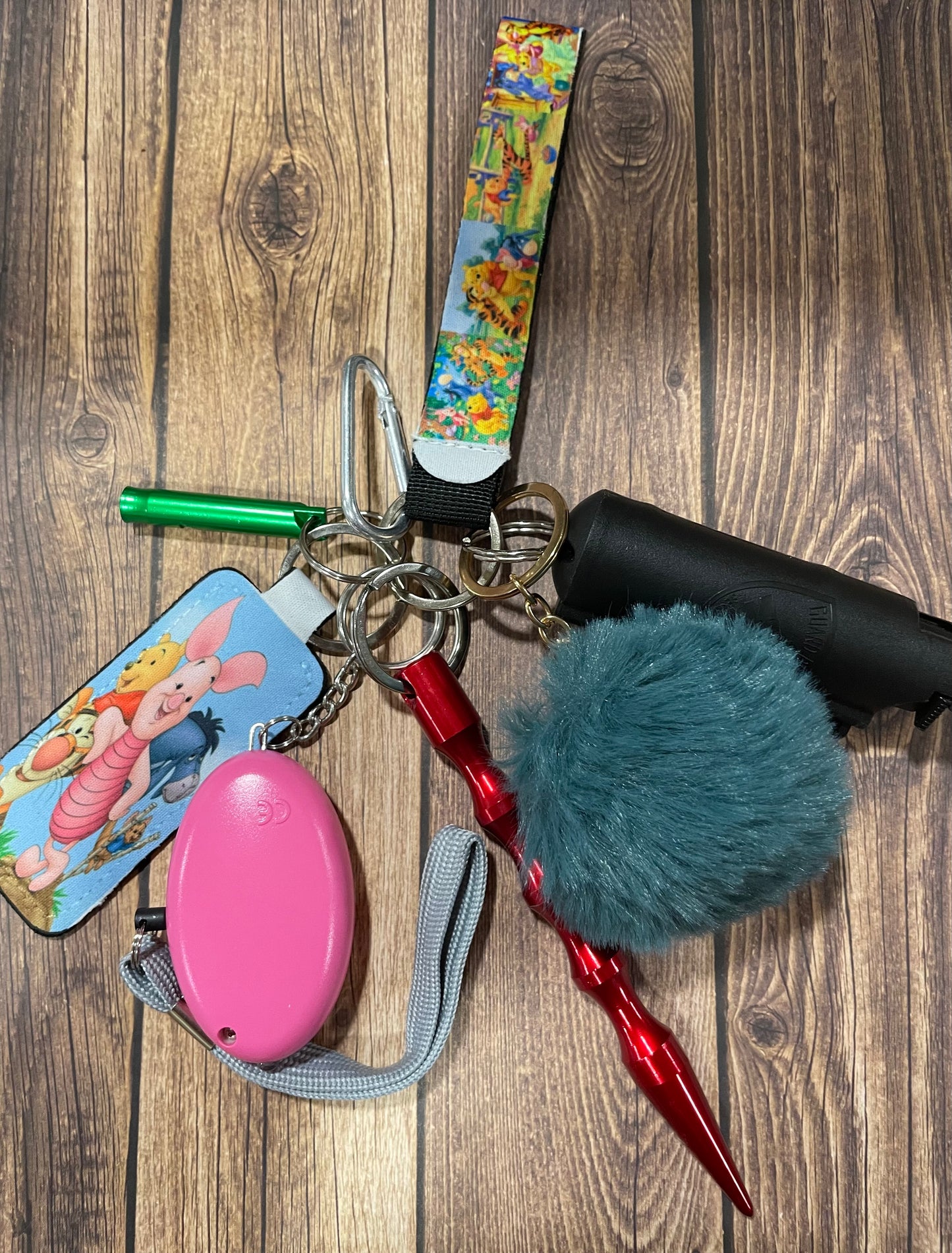 Fully loaded safety keychain