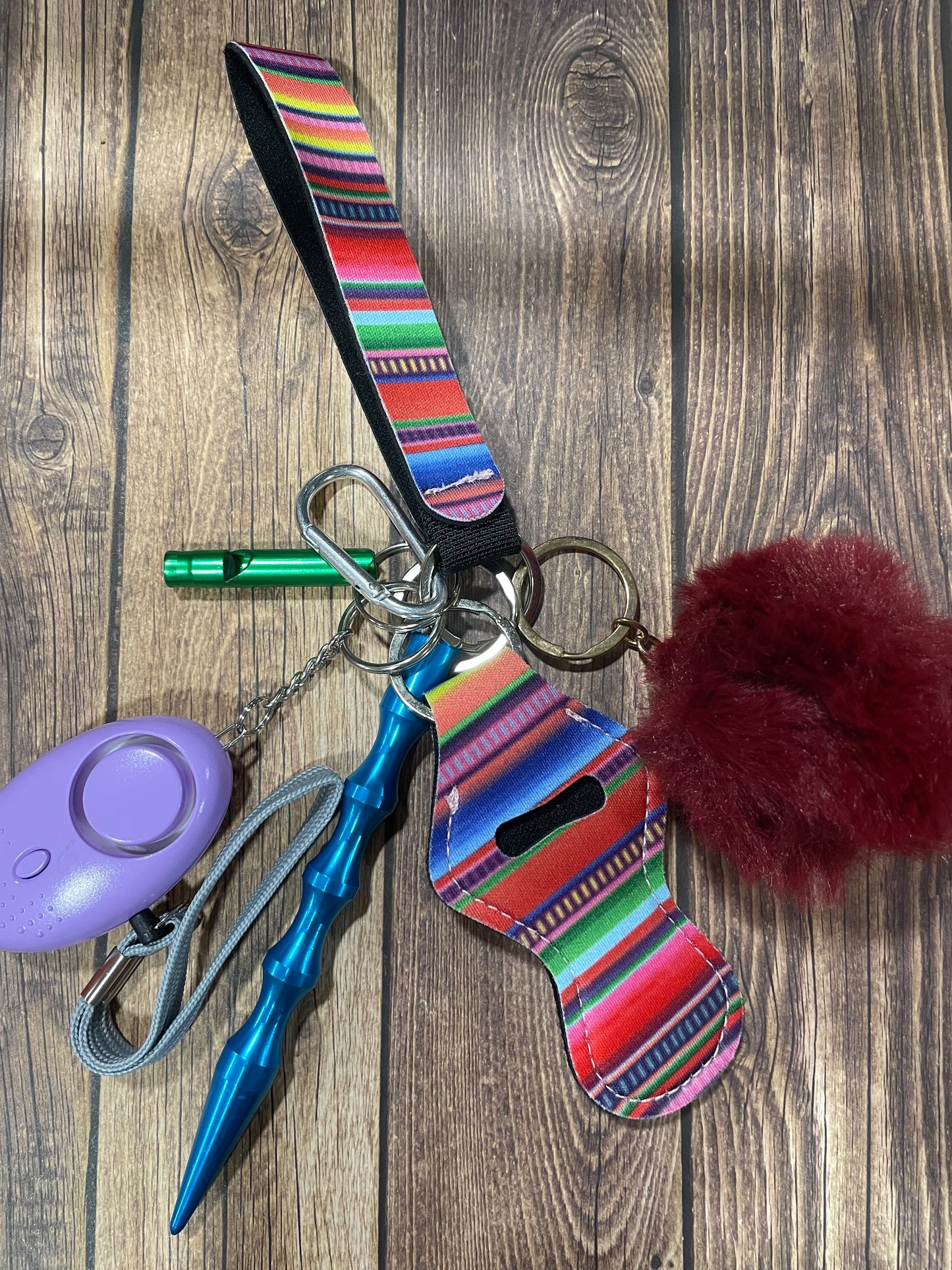 Basic safety keychain