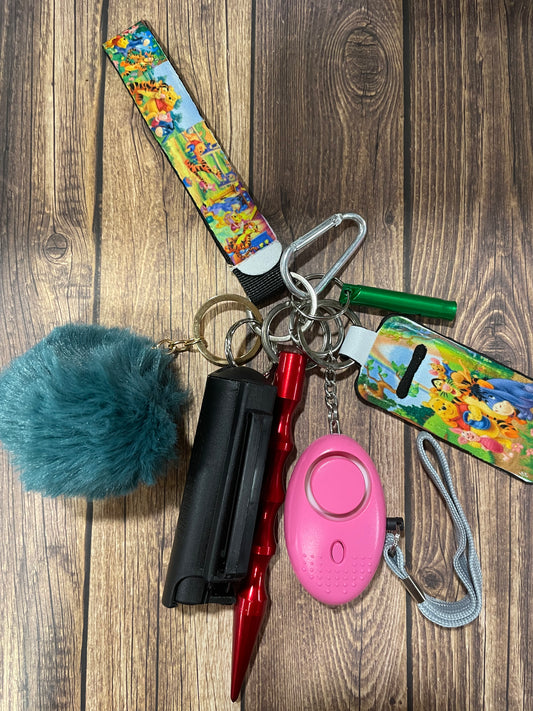 Fully loaded safety keychain