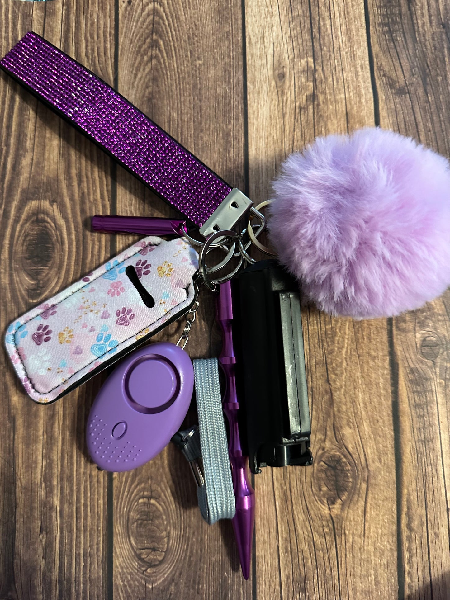 Fully loaded safety keychain