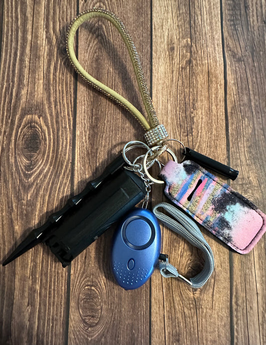 Fully loaded safety keychain