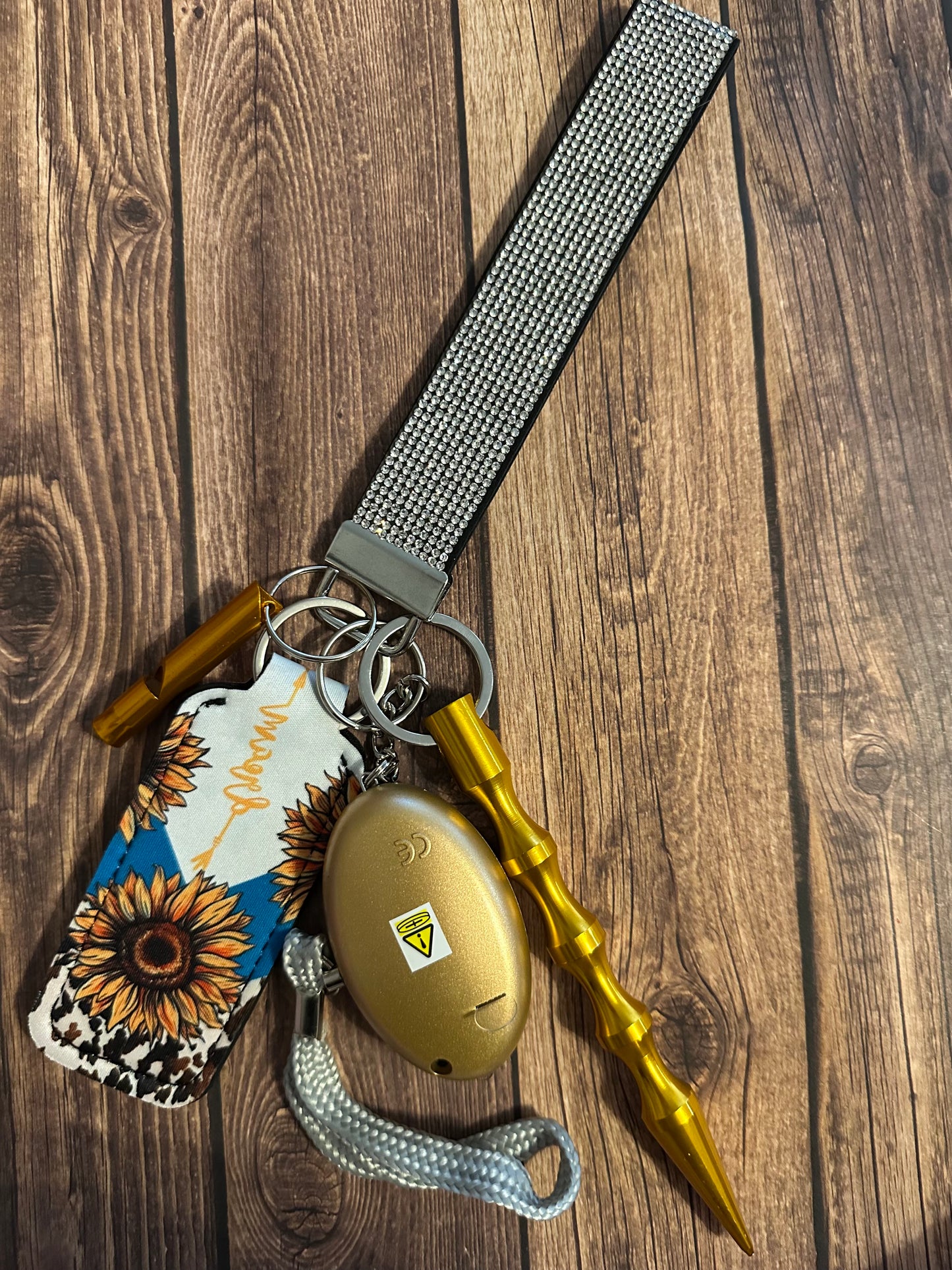 Basic safety keychain