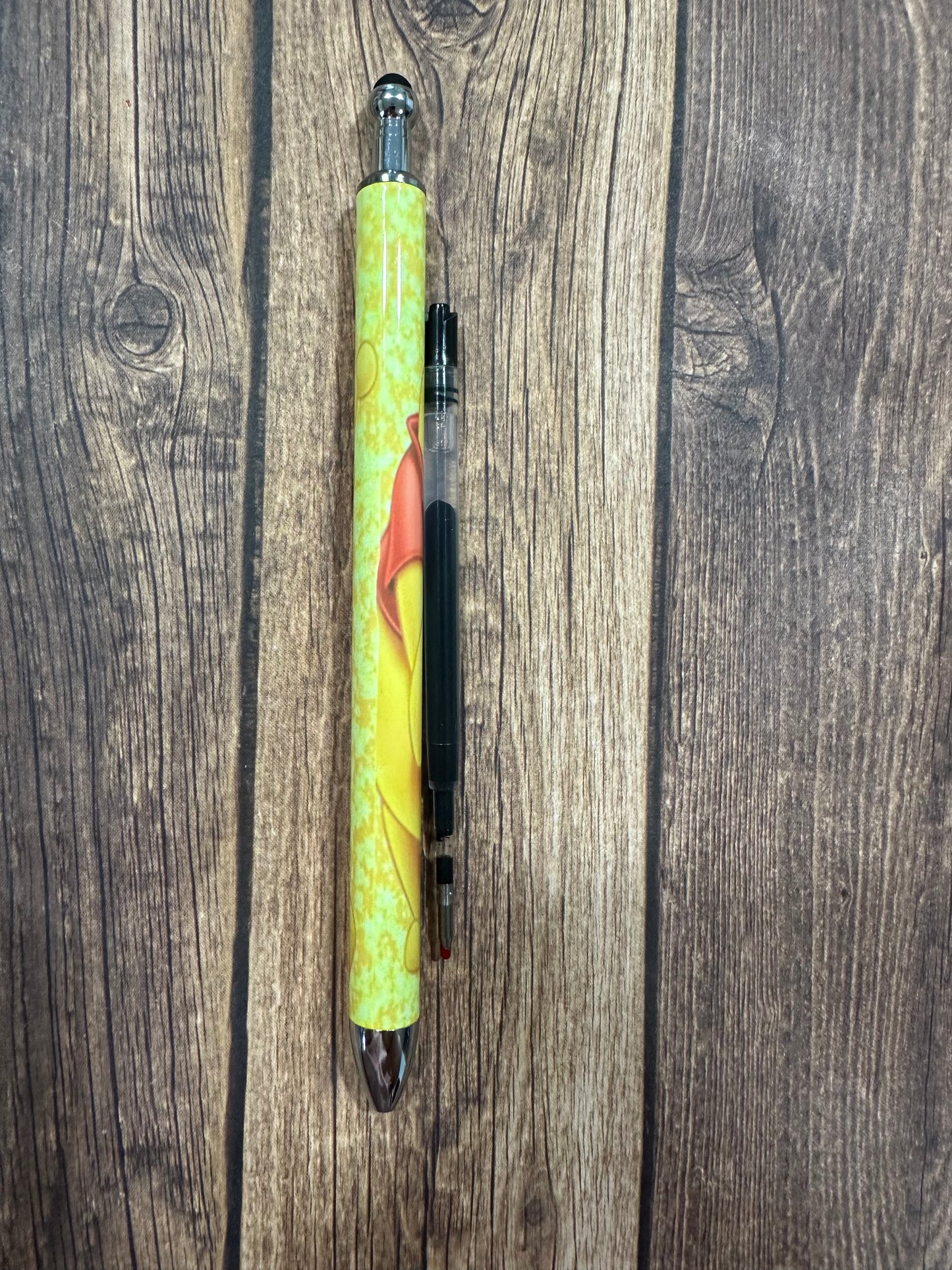 Yellow Pooh sublimation pen